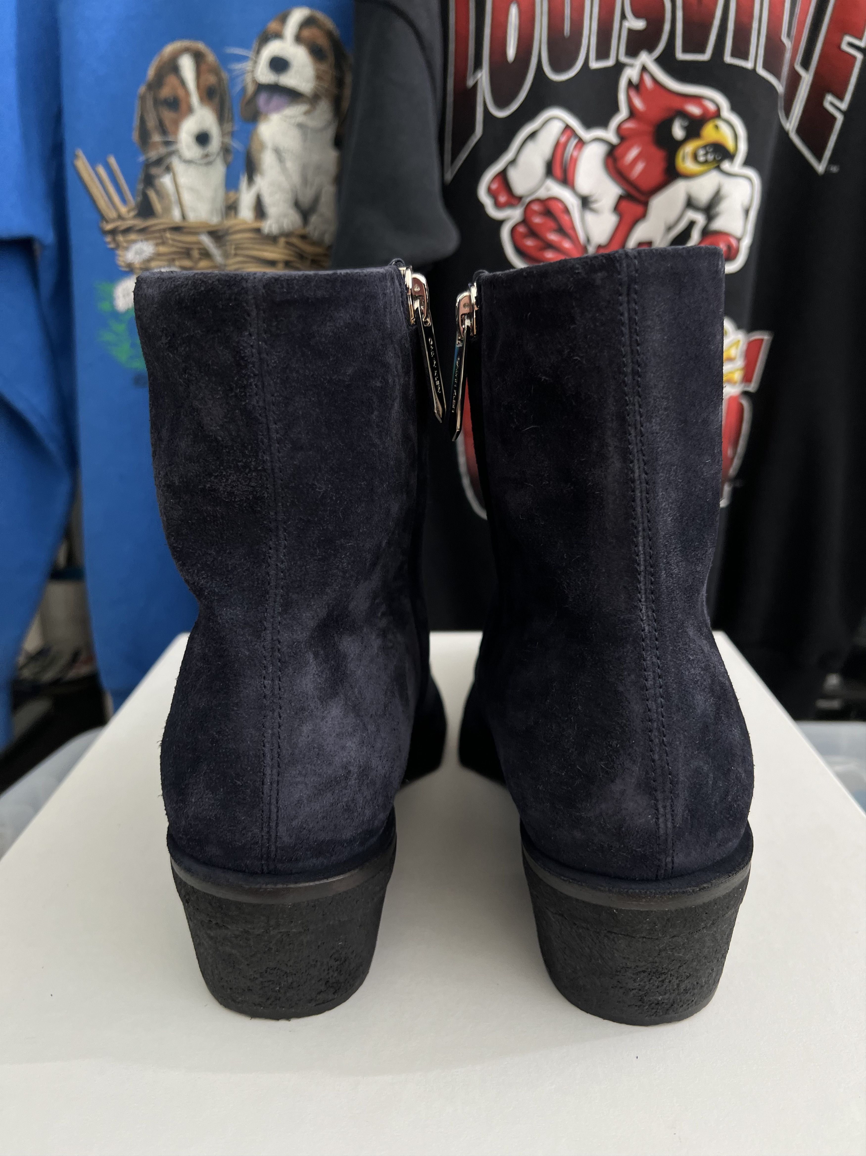 Calvin Klein 205W39NYC Metal Tip Cowboy Boots suede Size US 9.5 / EU 42-43 - 6 Thumbnail