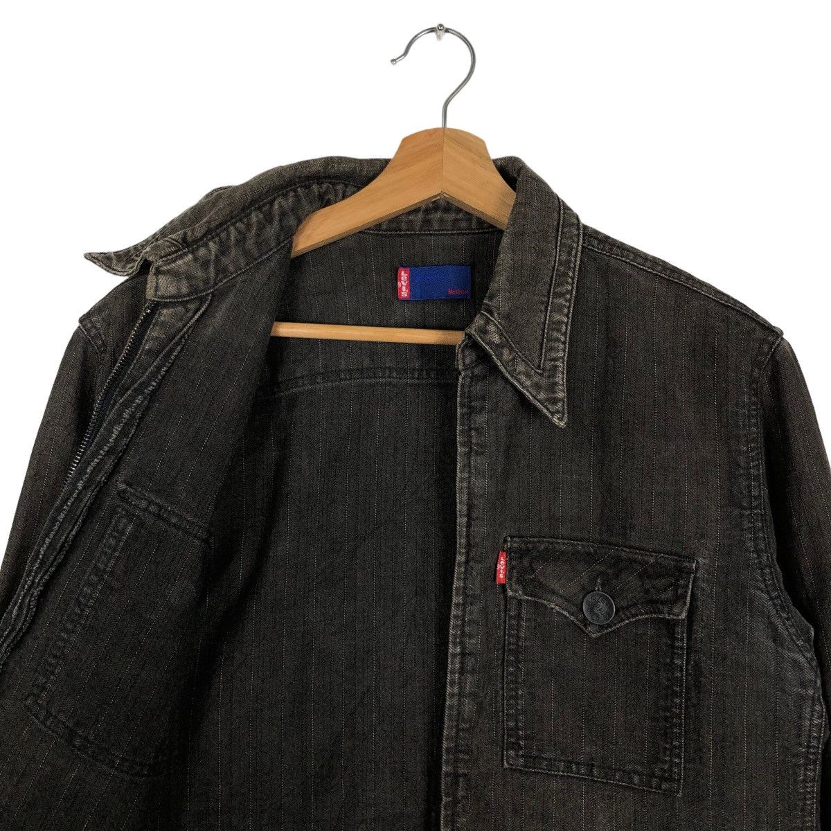 Levi's Vintage Clothing 🔥90’s Vintage Hikory Chore Jacket Levi’s Zipper Size US M / EU 48-50 / 2 - 10 Thumbnail