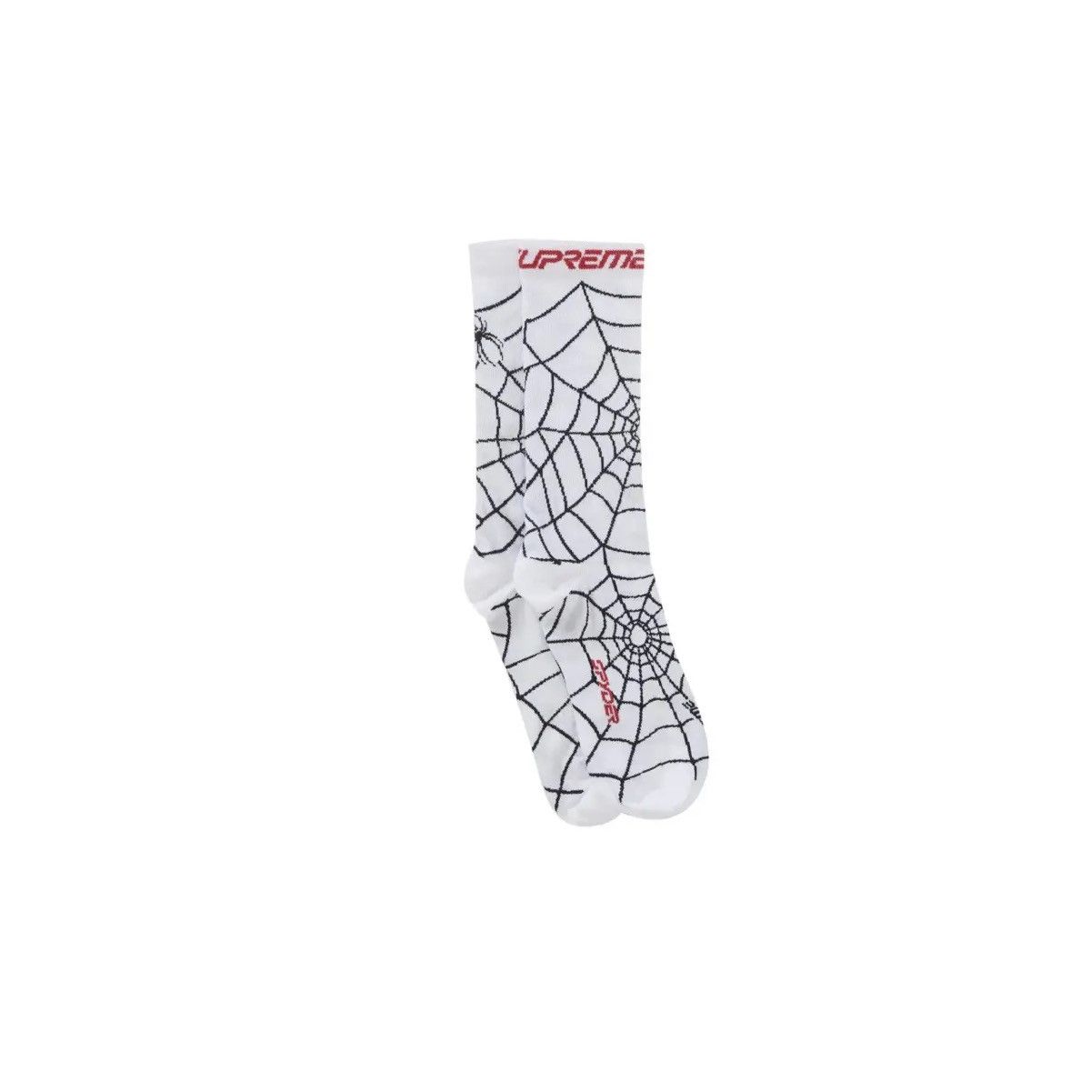 Spyder × Supreme Supreme x Spyder Crew Socks L/XL (1 Pack) White - US Size ONE SIZE - 4 Thumbnail