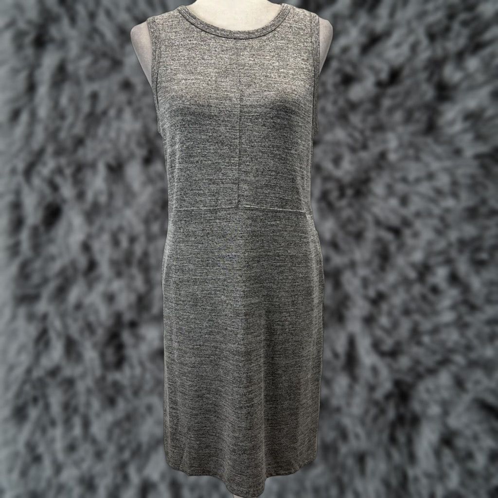 Vintage A New Day Gray Knee Length Stretch Dress Medium Womens Size M / US 6-8 / IT 42-44 - 1 Thumbnail