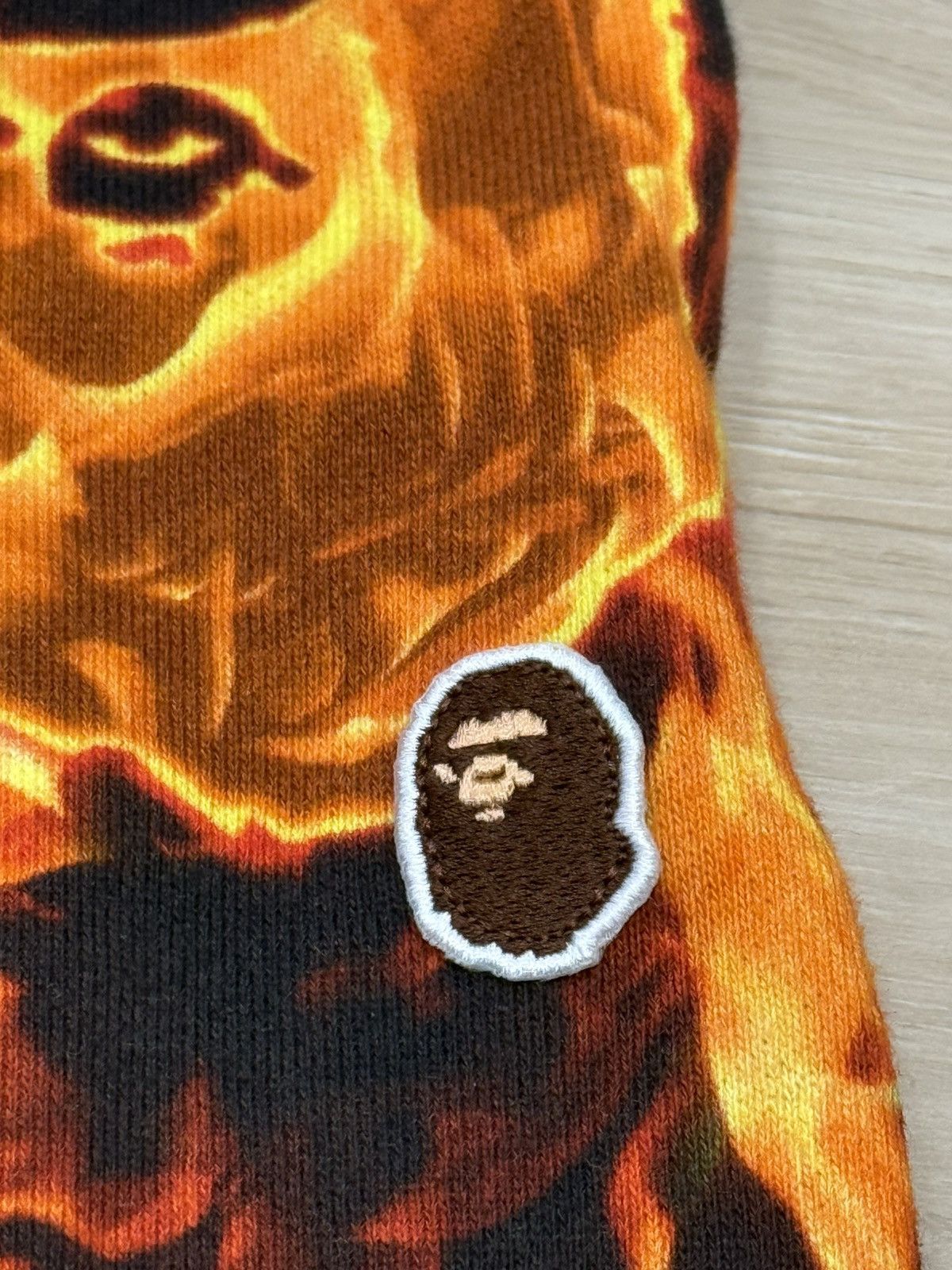 Bape Bape Flame Logo Shorts Size US 34 / EU 50 - 4 Thumbnail
