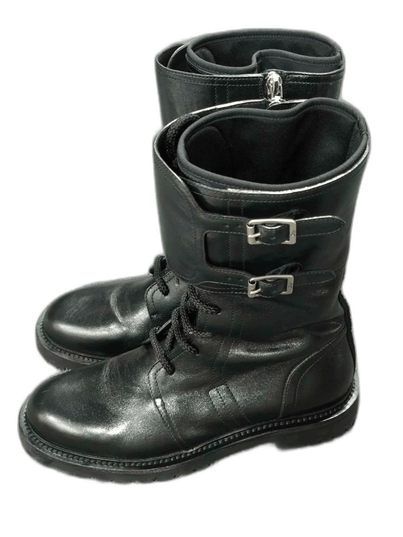 Dior Black Martin Boots by Dior Size US 9 / EU 42 - 1 Thumbnail