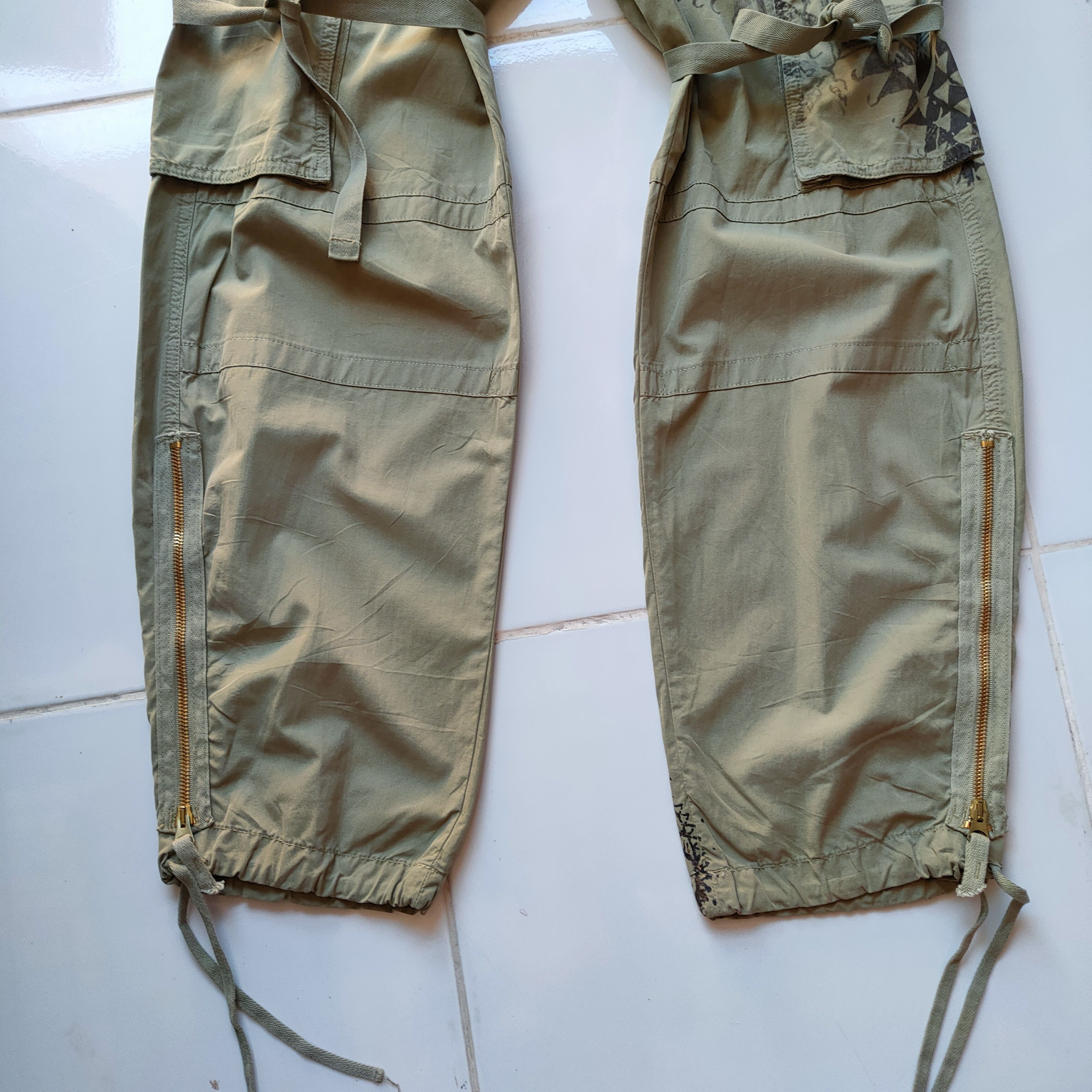 Japanese Brand RARE! VINTAGE RAG BONDAGE CARGO PANTS Size US 29 - 4 Thumbnail
