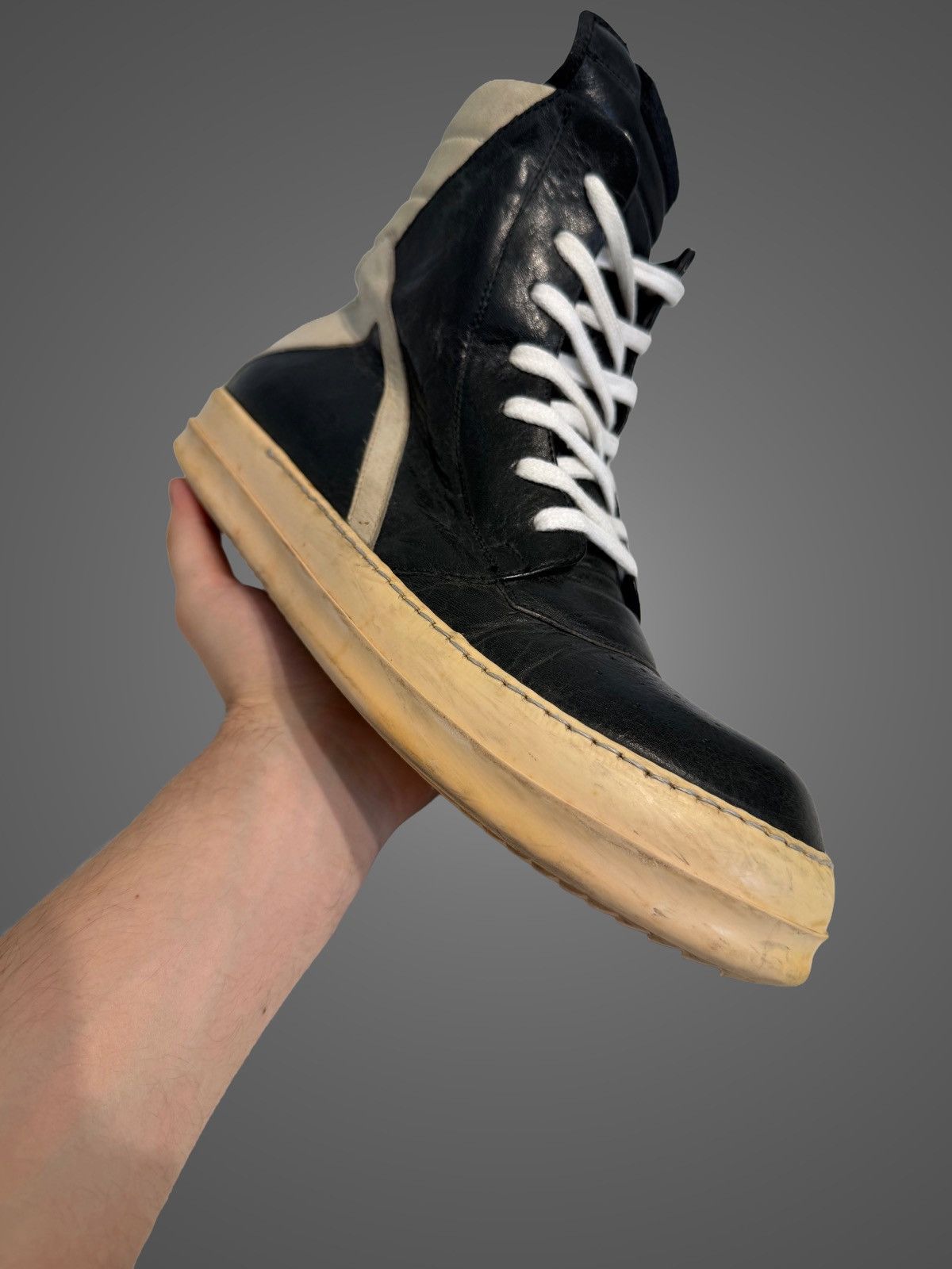 Rick Owens Rick Owens Short Tongue Geobasket from 2011 Size US 9 / EU 42 - 6 Thumbnail