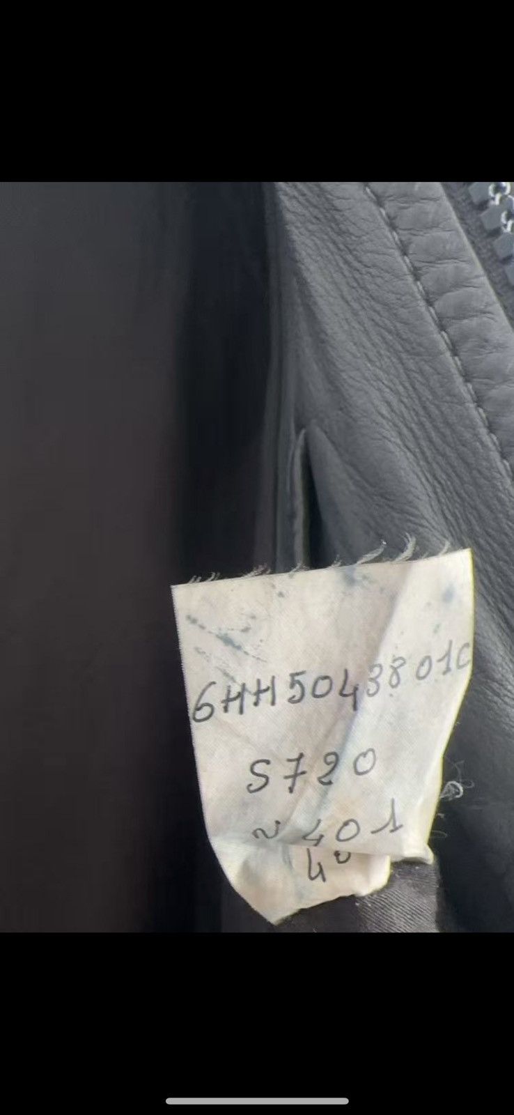 Dior Dior homme 1/1 Sample grey A2 leather jacket Size US S / EU 44-46 / 1 - 4 Thumbnail