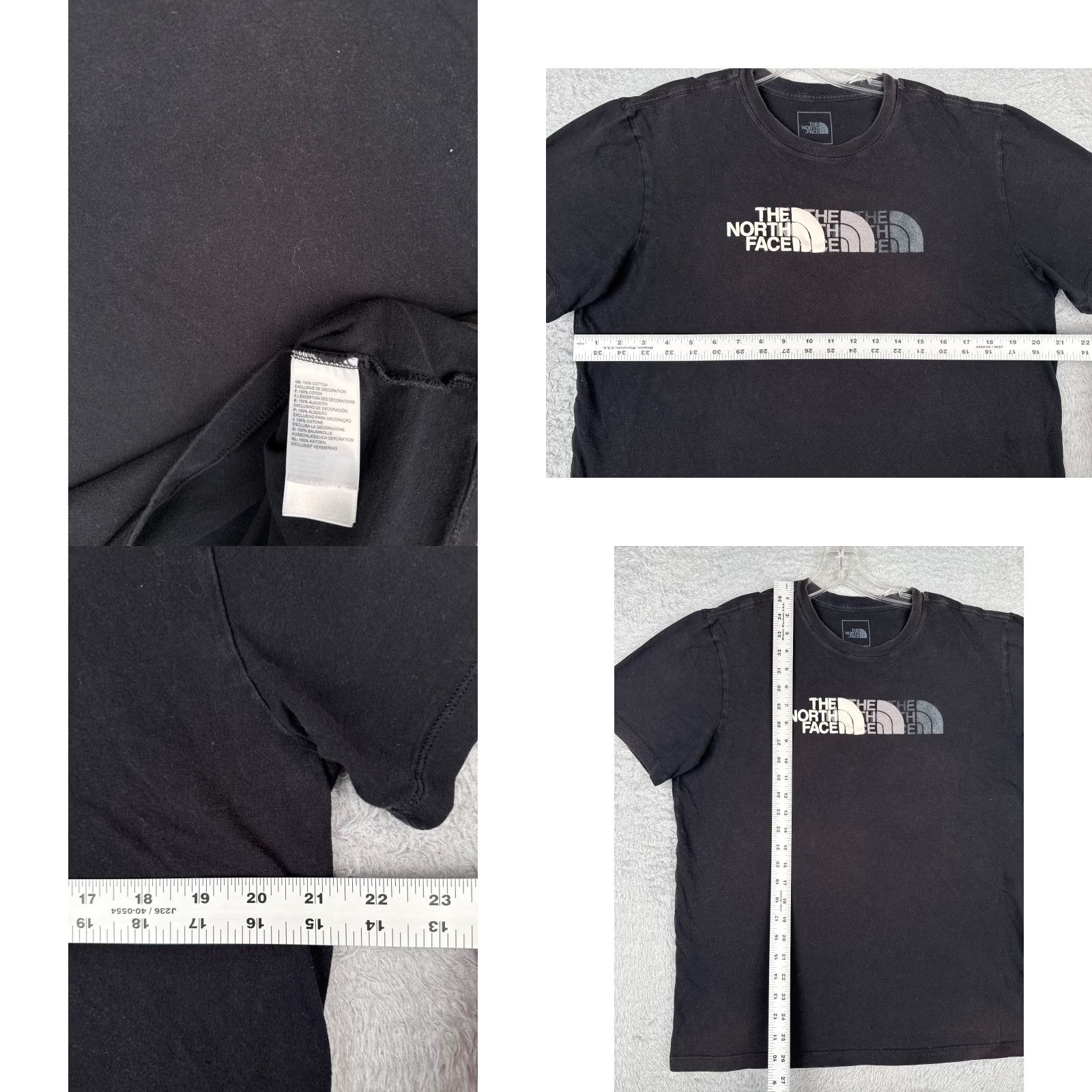 The North Face VINTAGE The North Face Shirt Men Large Black Crew Neck 100% Cotton Short Sleeve Logo American Outdoor Mens Size US L / EU 52-54 / 3 - 8 Thumbnail