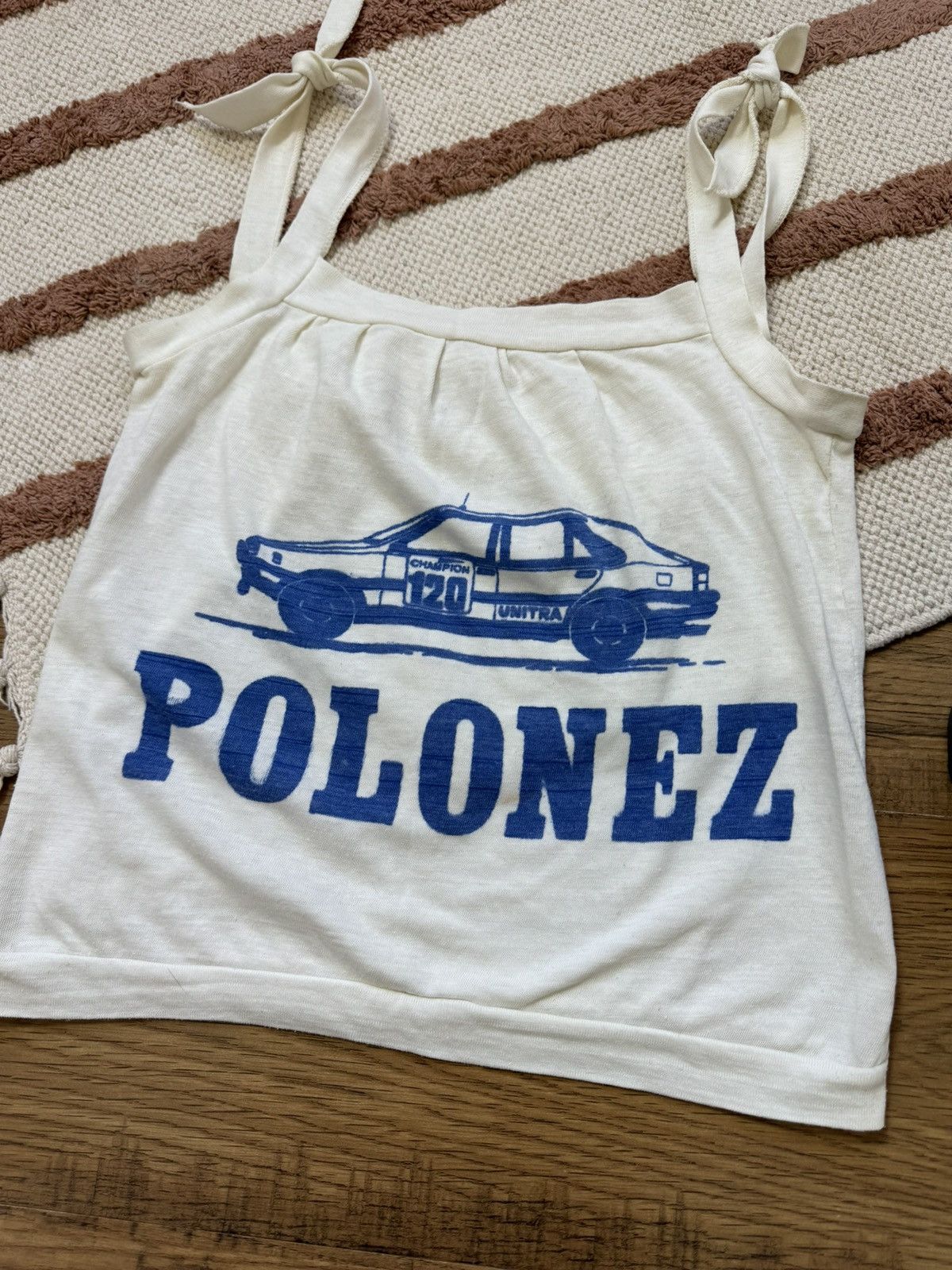 Vintage VINTAGE POLISH FSO POLONEZ CAR TIE TANK TOP Size M / US 6-8 / IT 42-44 - 3 Thumbnail