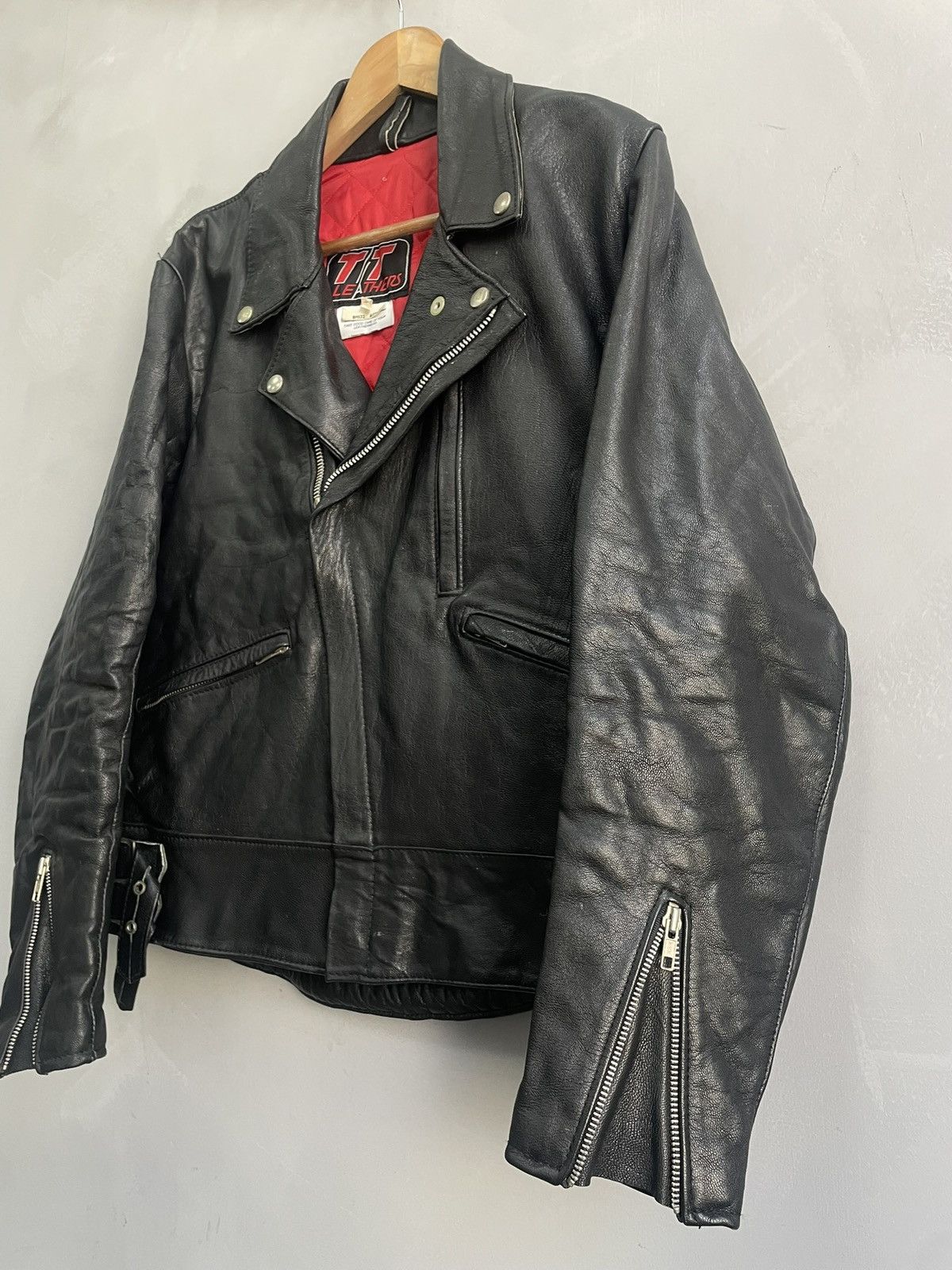 Harley Davidson Biker leather bomber jacket hype 90s japanese y2k Size US M / EU 48-50 / 2 - 3 Thumbnail
