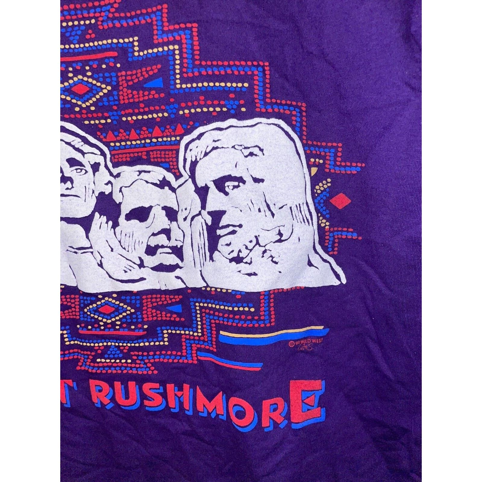 Jerzees Vintage Mount Rushmore Shirt Graphic Tee L USA 90s Tourist L Size US L / EU 52-54 / 3 - 6 Thumbnail