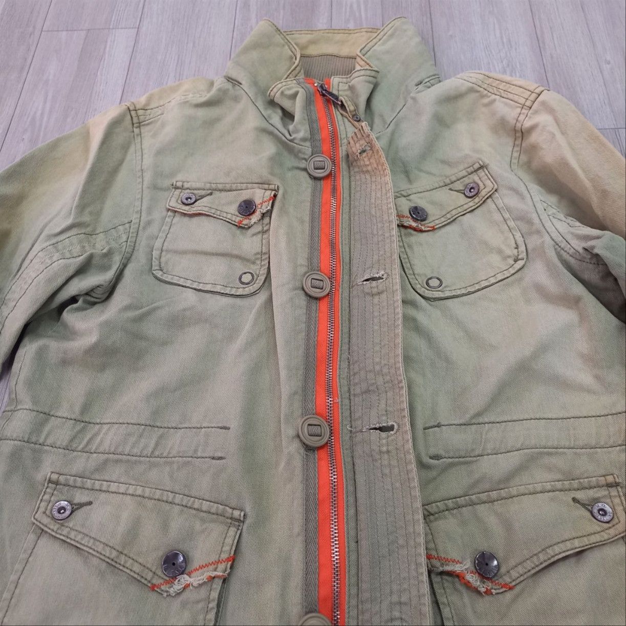 Diesel DIESEL 4/SL78 Military Utility Parka Jacket Size US L / EU 52-54 / 3 - 13 Thumbnail