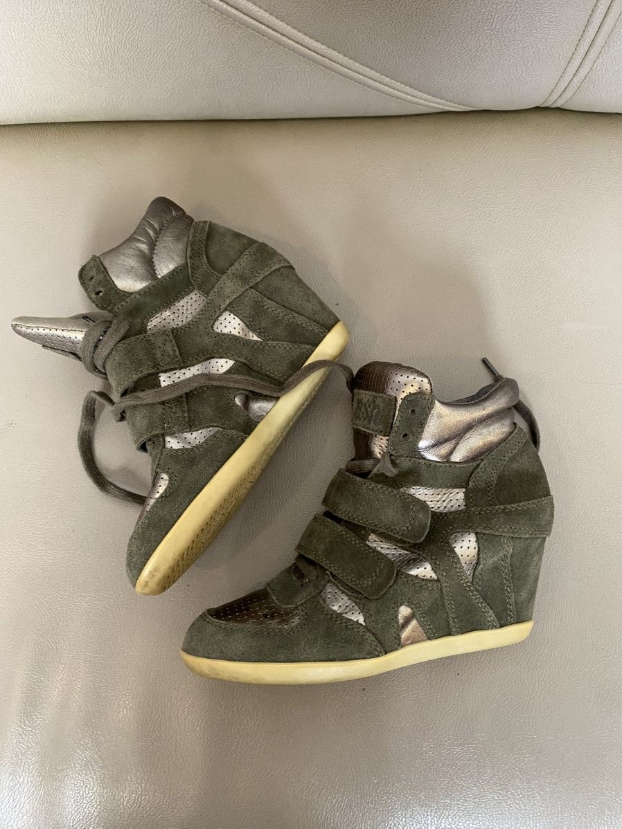 If Six Was Nine Ash high top sneakers suede Size US 5 / IT 35 - 7 Thumbnail