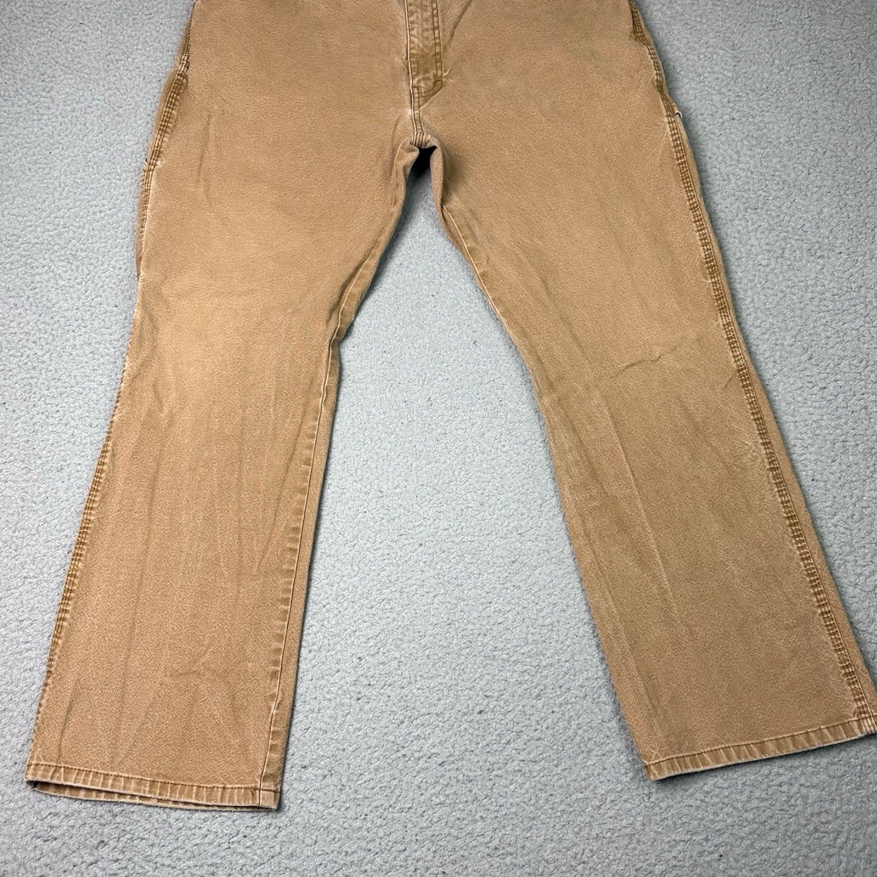 Dickies Dickies Workwear Carpenter Pants Jeans 36 Brown Distressed Canvas 80s 90s Punk Rock USA Mens Regular Straight Size US 38 / EU 54 - 7 Thumbnail