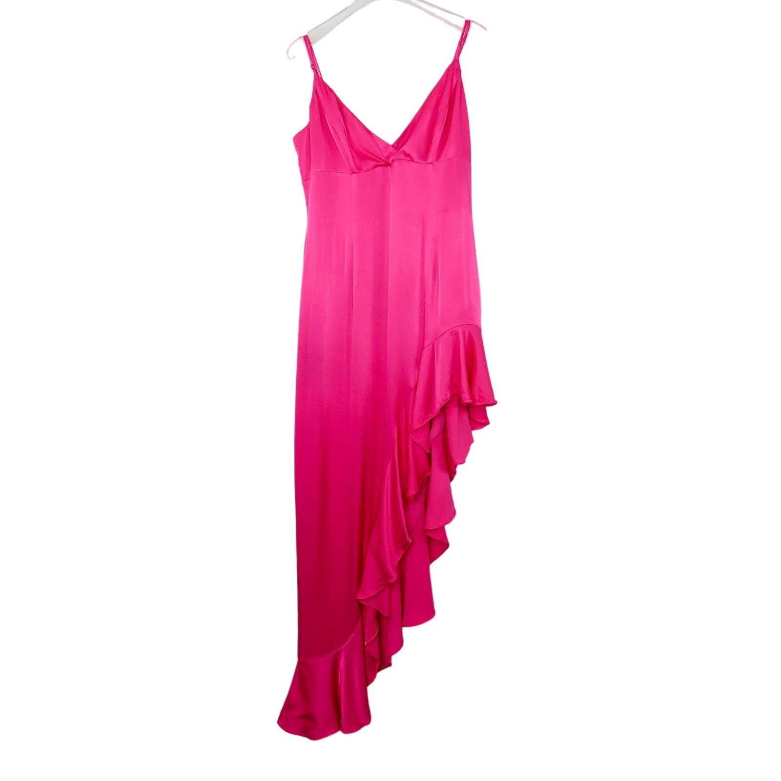 revolve hot pink dress Made in China NBD revolve strapless hot pink