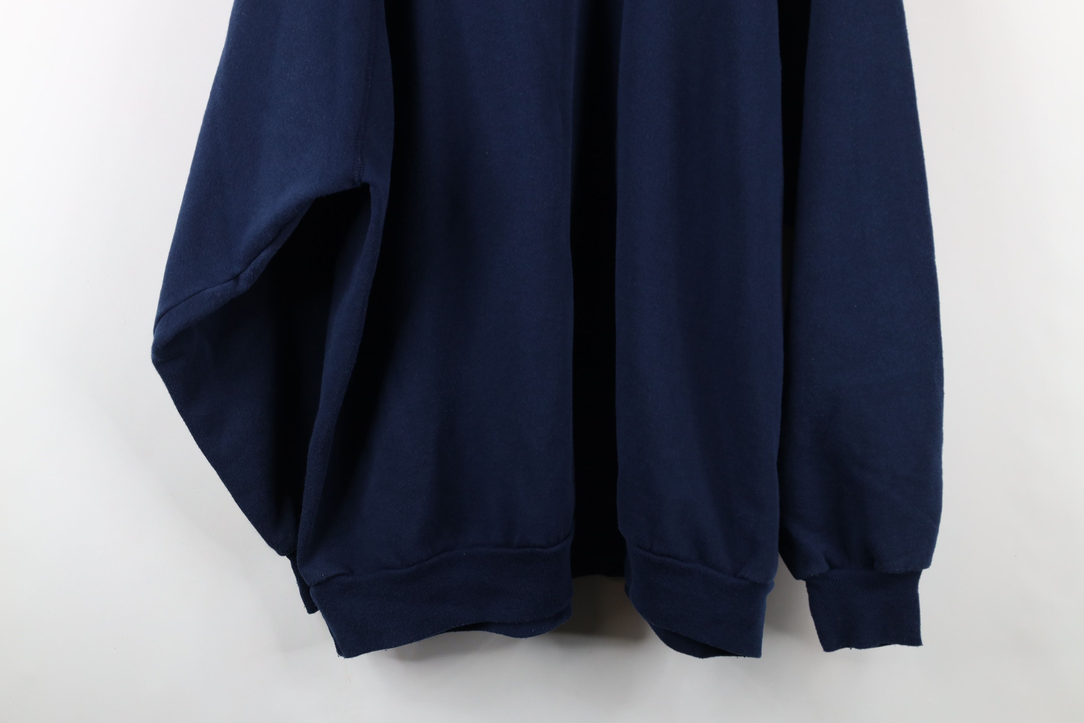 Vintage Vintage 90s Streetwear Crewneck Sweatshirt Navy Blue USA Size US XXL / EU 58 / 5 - 14 Thumbnail