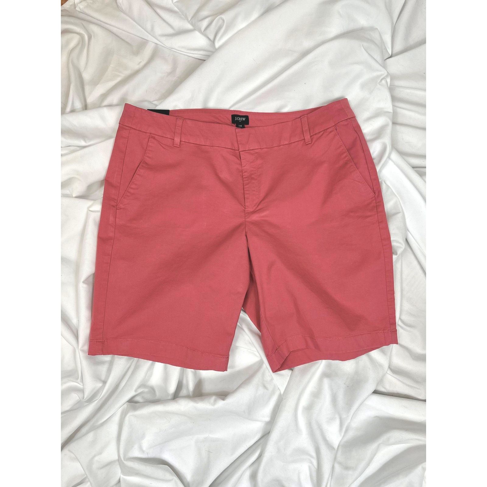 J.Crew Re-Imagined by J Crew Classic Twill Chino Shorts Salmon 14 Size 36" / US 14 / IT 50 - 5 Thumbnail