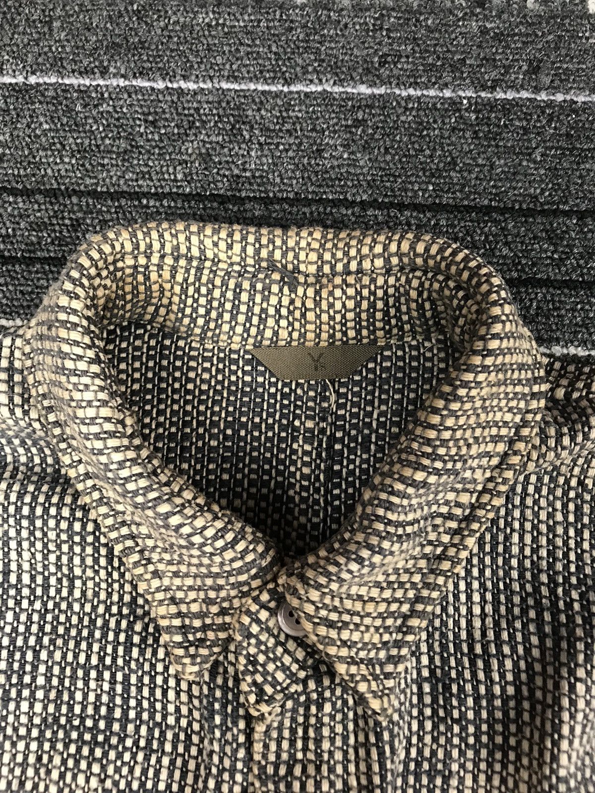 Yohji Yamamoto Vintage Y's Yohji Yamamoto weaves pullover /sashiko/quilt Size US M / EU 48-50 / 2 - 5 Thumbnail