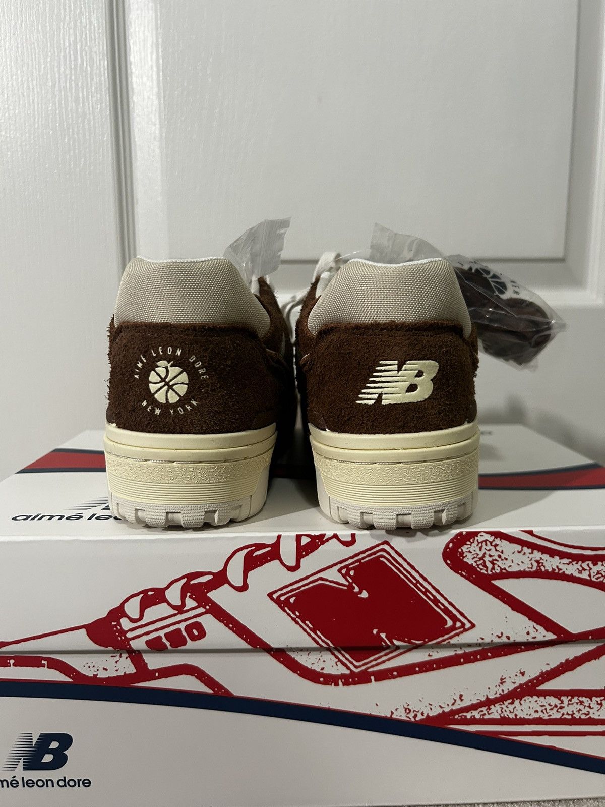 Aime Leon Dore × New Balance New Balance 550 Aimé Leon Dore Brown Suede Sneaker Size US 11 / EU 44 - 4 Thumbnail