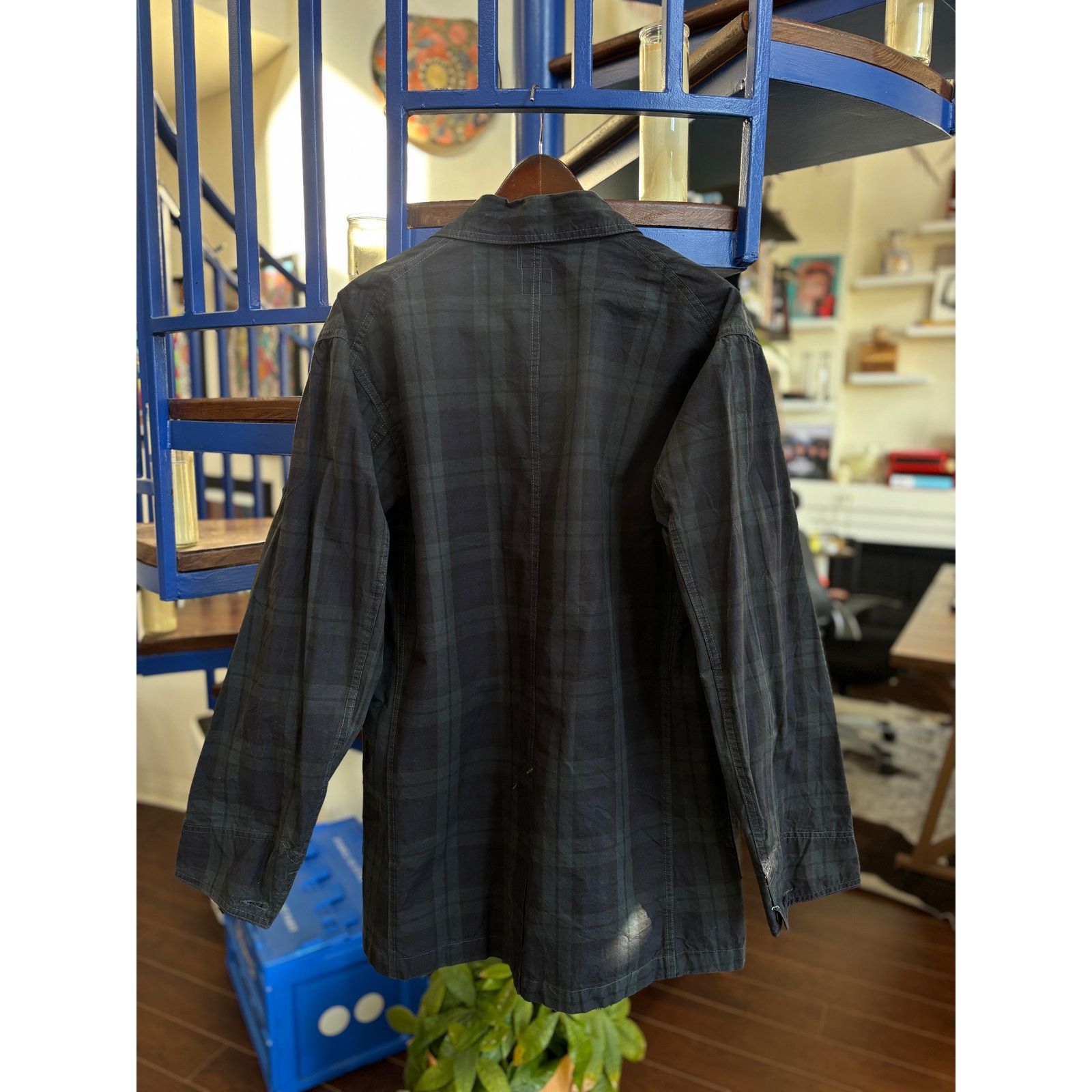 Post Overalls POST O’ALLS Blackwatch Plaid Chore Jacket Size L-Made in USA Size US L / EU 52-54 / 3 - 2 Thumbnail