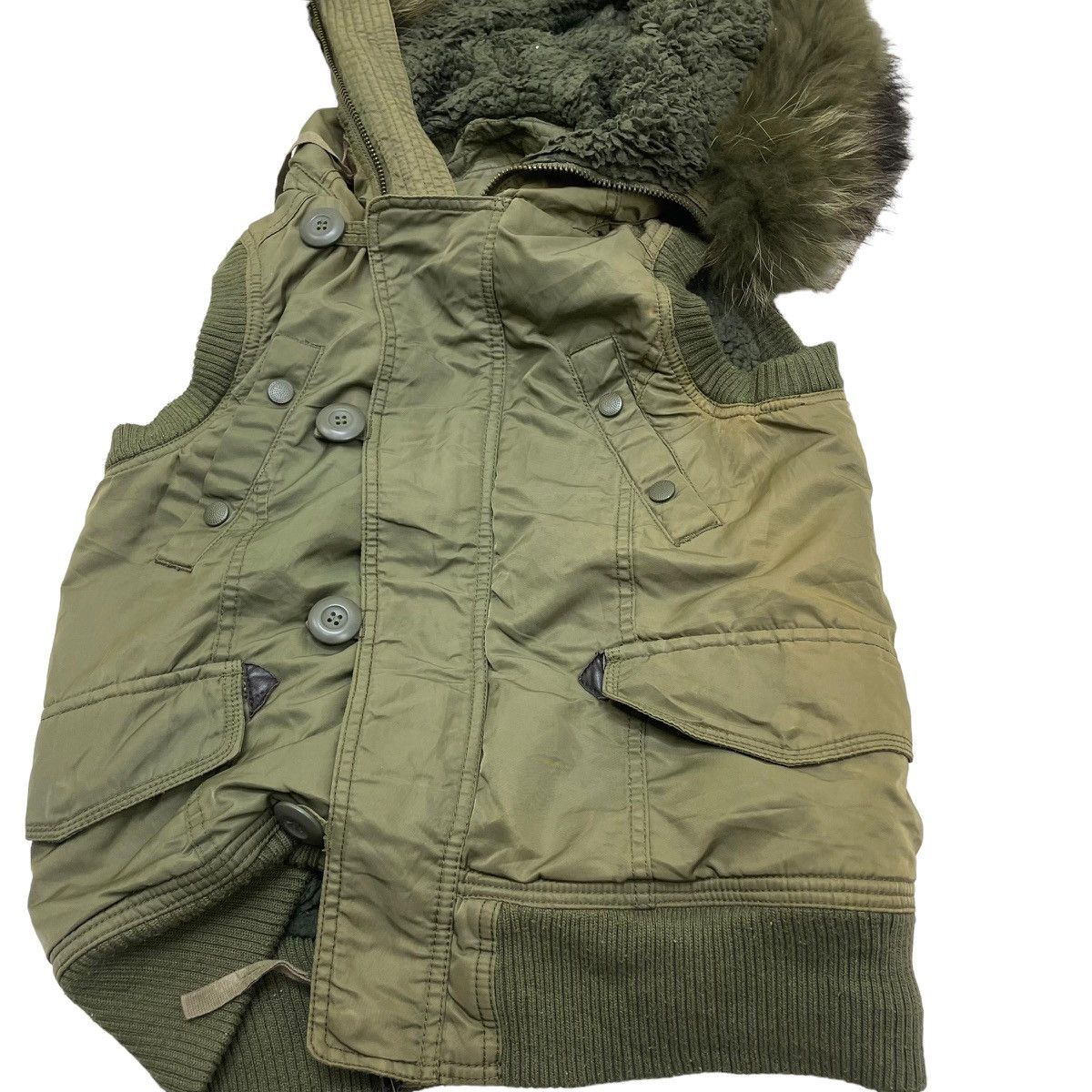 If Six Was Nine × Le Grande Bleu (L.G.B.) Japanese Brand GOA Vest Faux Fur Vest Jacket Size US S / EU 44-46 / 1 - 5 Thumbnail