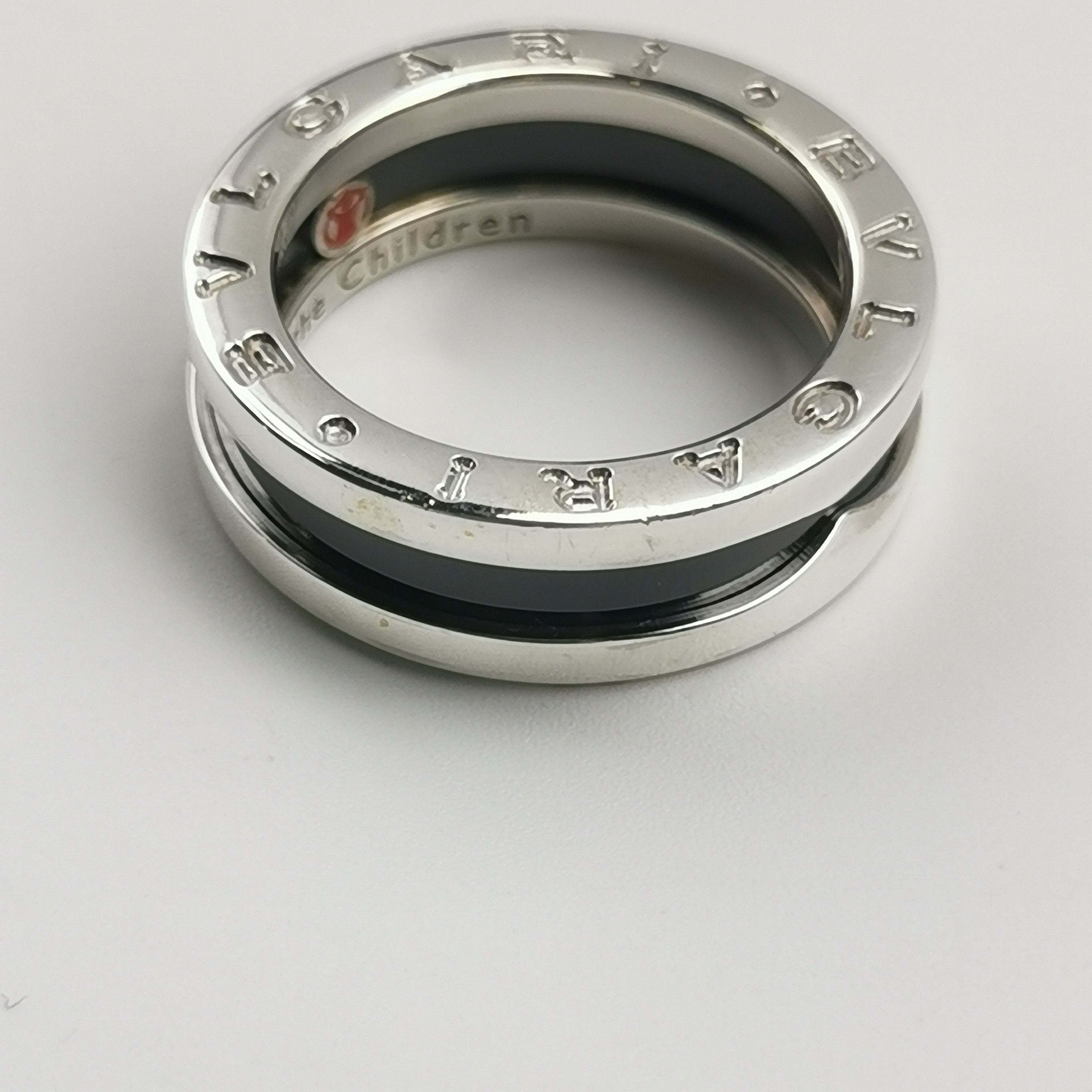 Bvlgari Bvlgari Save The Children Charity S925 Enamel Ceramic Ring Size ONE SIZE - 6 Thumbnail