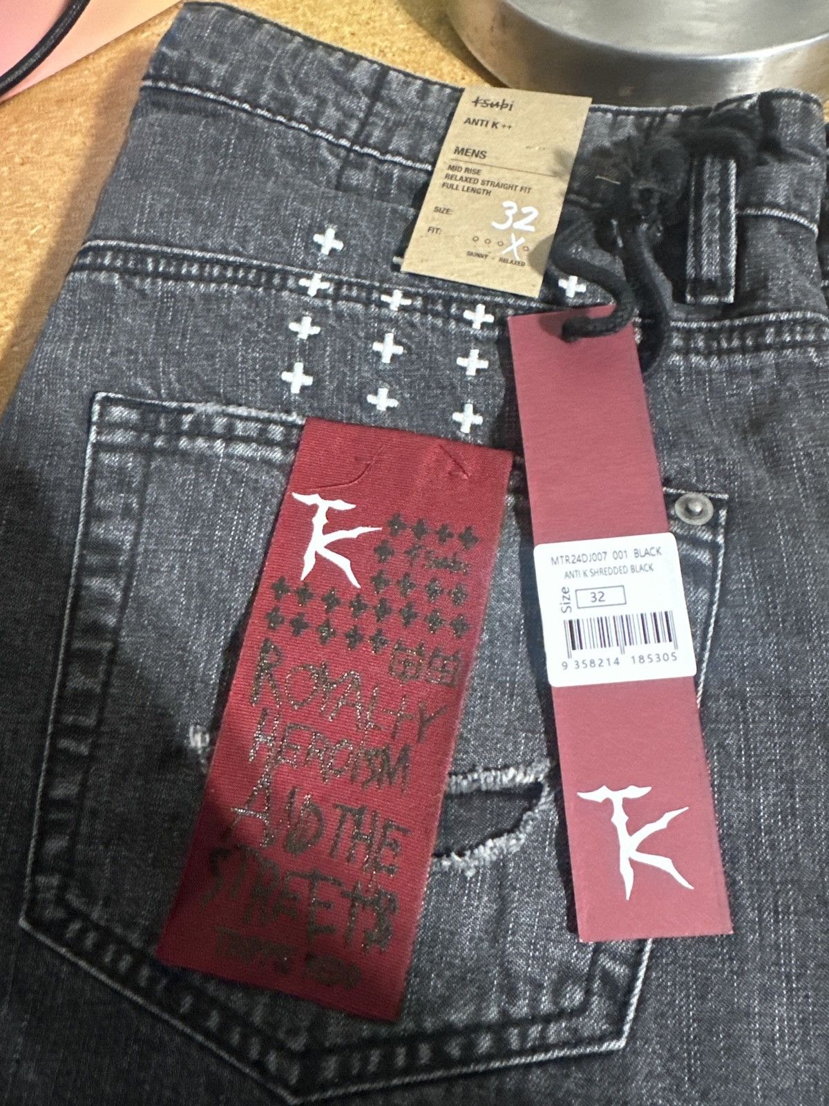 Ksubi Ksubi x Trippie Redd chitch shredded black jeans Size US 32 / EU 48 - 9 Thumbnail