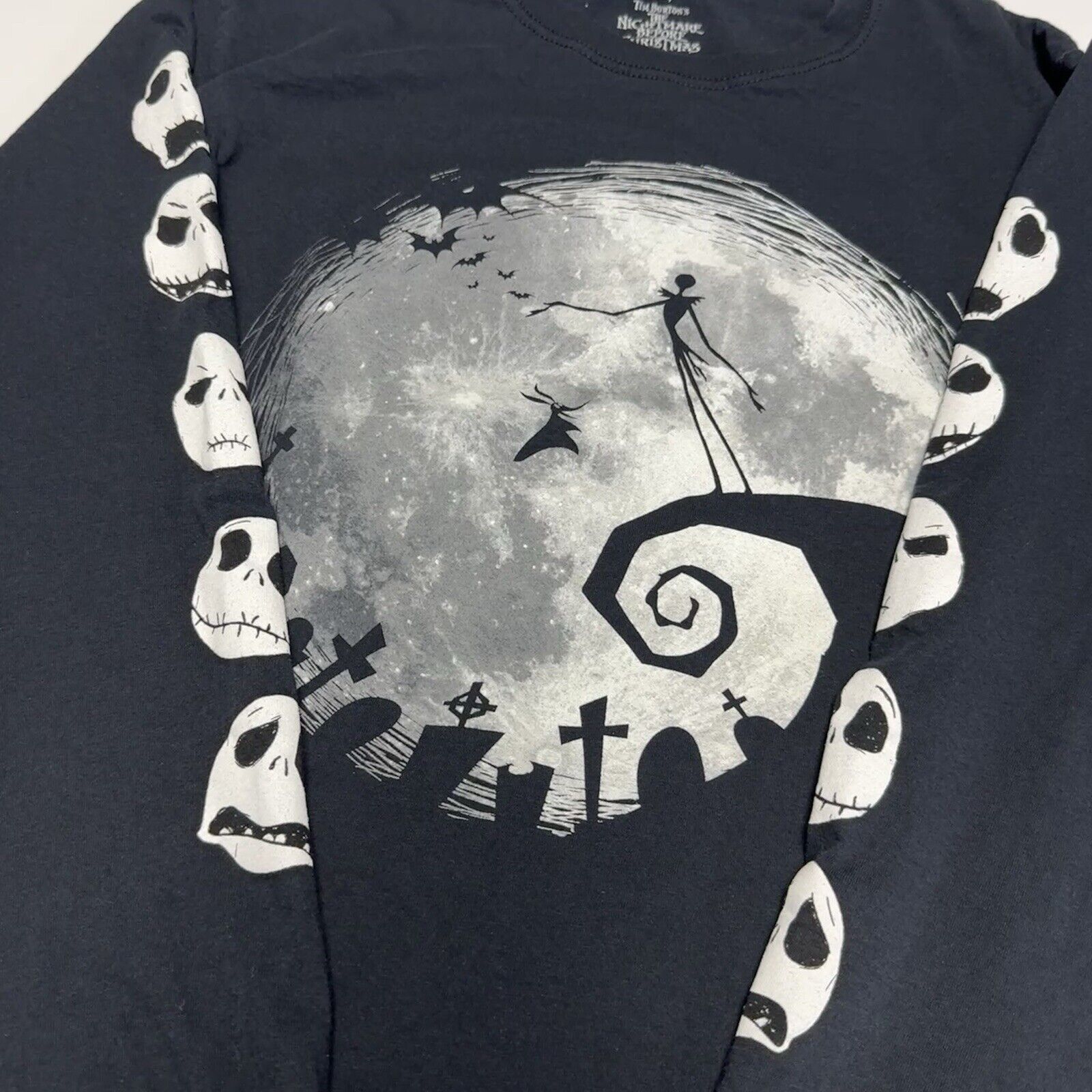 Disney Nightmare Before Christmas Tim Burton T Shirt Adult Small Bl Size US S / EU 44-46 / 1 - 3 Thumbnail
