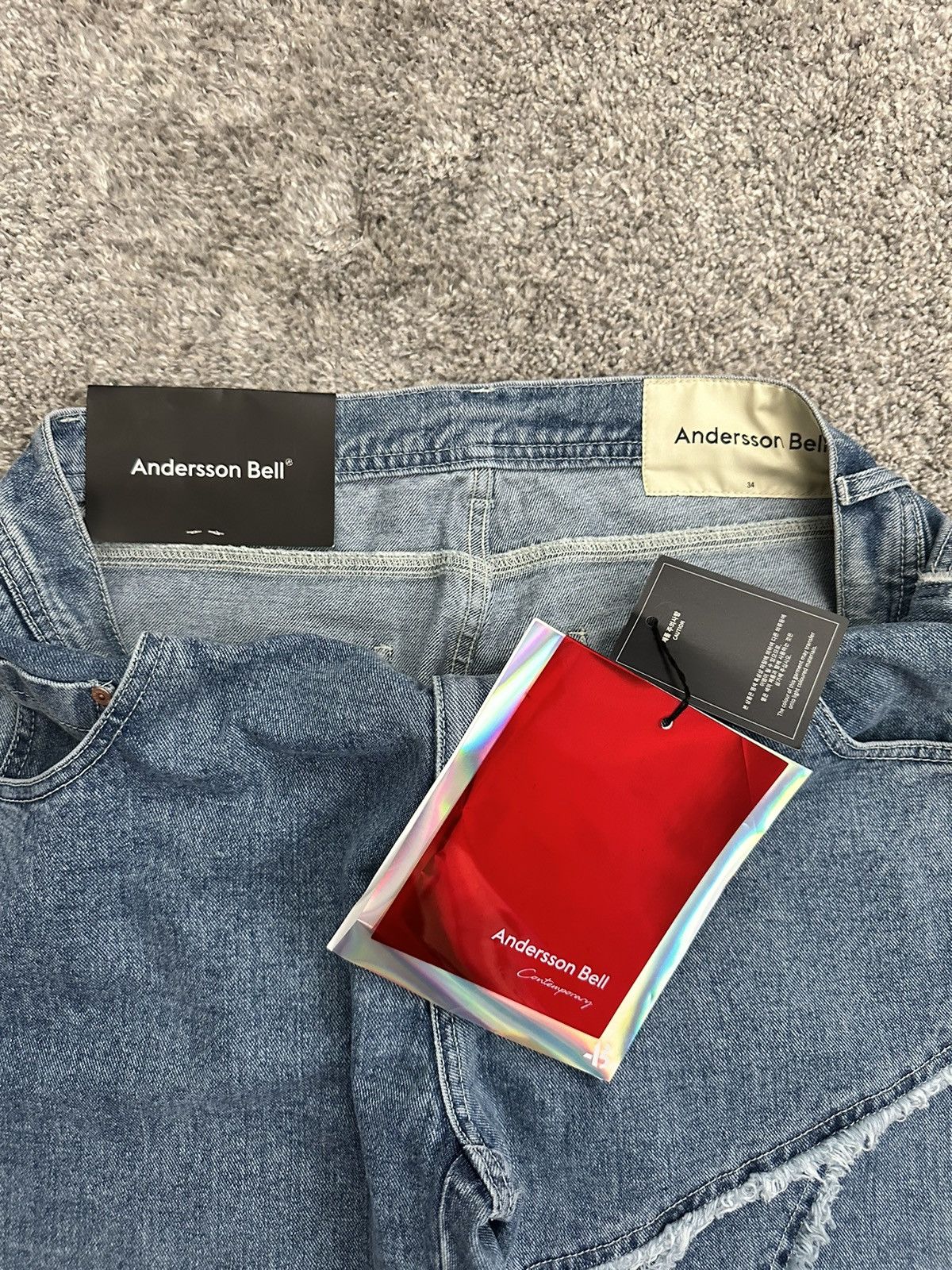 Andersson Bell Andersson Bell Ghentel Raw-cut Flare jeans Size US 34 / EU 50 - 3 Thumbnail