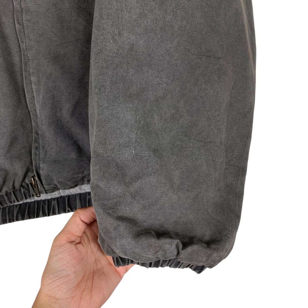 Japanese Brand DRIZZLER Faded Gray Bomber Jacket #1328-C60 Size US M / EU 48-50 / 2 - 13 Thumbnail