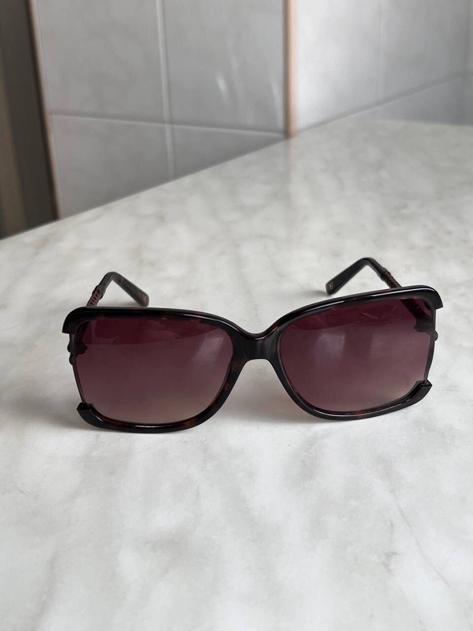 Bottega Veneta Bottega Veneta Sunglasses BV 132S Women’s Vintage Brown 00s Size ONE SIZE - 4 Thumbnail