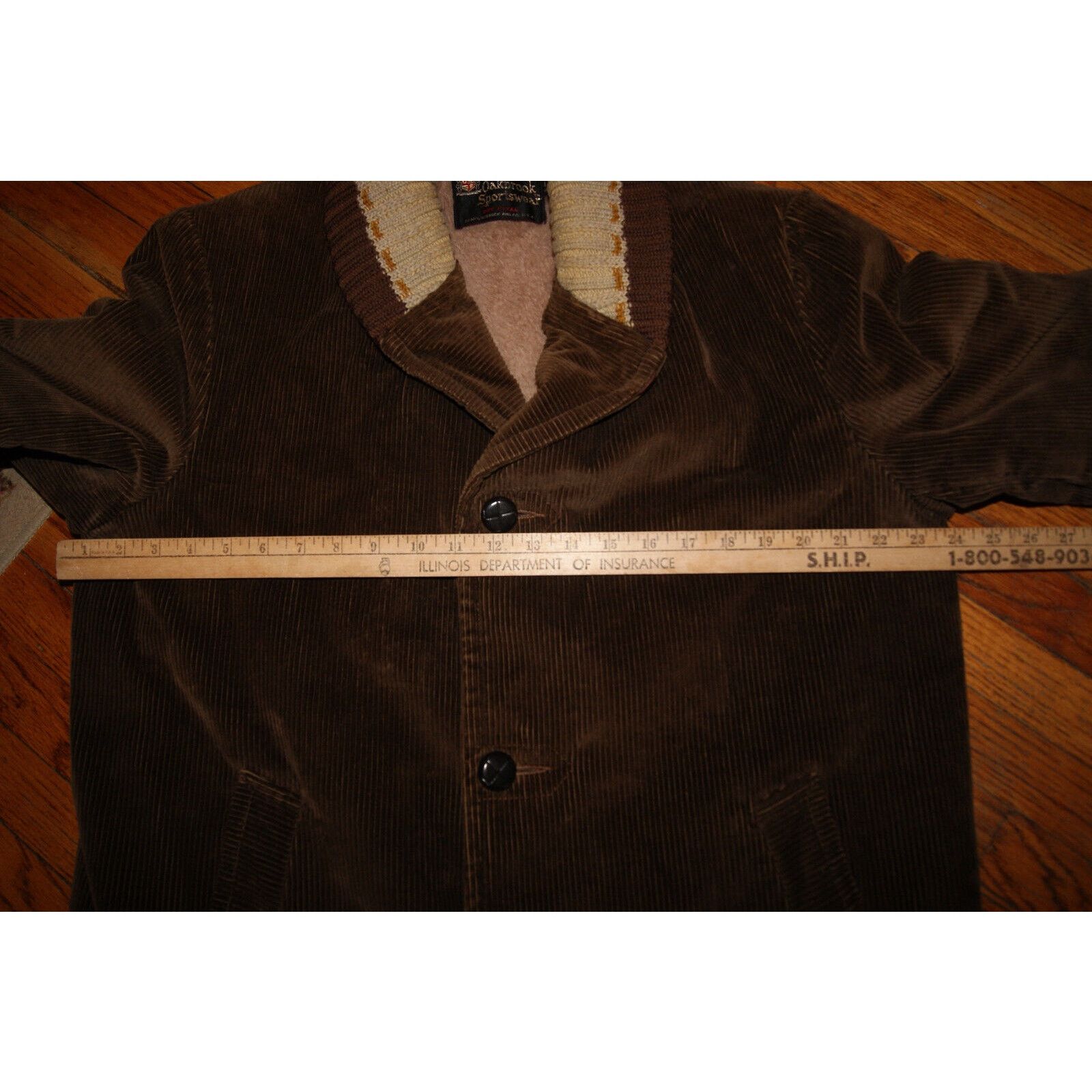 Sears VTG Sears Oakbrook Sportswear Coat Mens 40 Corduroy Sweater Size US M / EU 48-50 / 2 - 10 Thumbnail