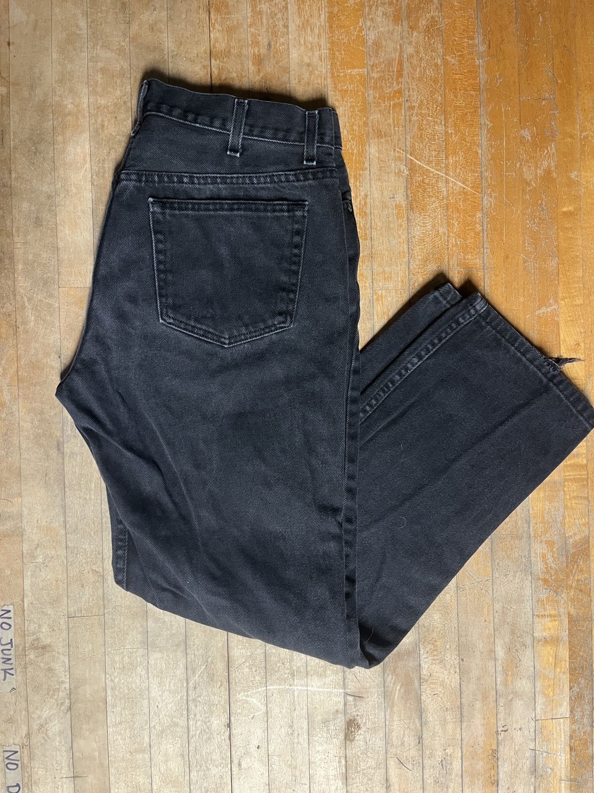 George George Black Jeans | W:36 L:32 Size US 36 / EU 52 - 1 Thumbnail