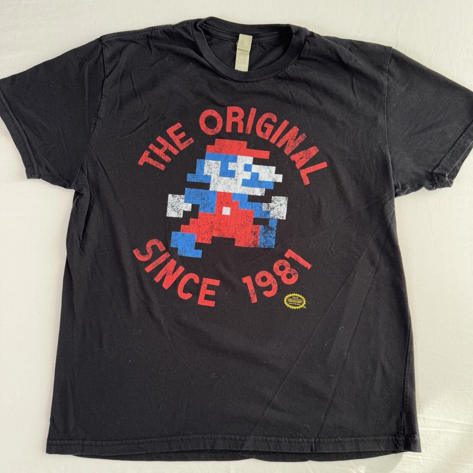 Nintendo Vtg Nintendo Mario Bros The Original 1981 T-Shirt Mens L HTF Size US L / EU 52-54 / 3 - 1 Thumbnail