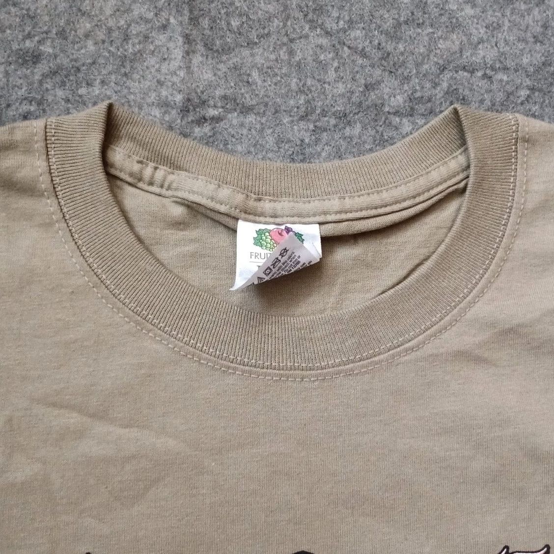 Fruit Of The Loom VINTAGE Las Vegas Bike Fest Mens Shirt XL Tan Double Side Wings Logo 2011 Short Sleeve Size US XL / EU 56 / 4 - 7 Thumbnail