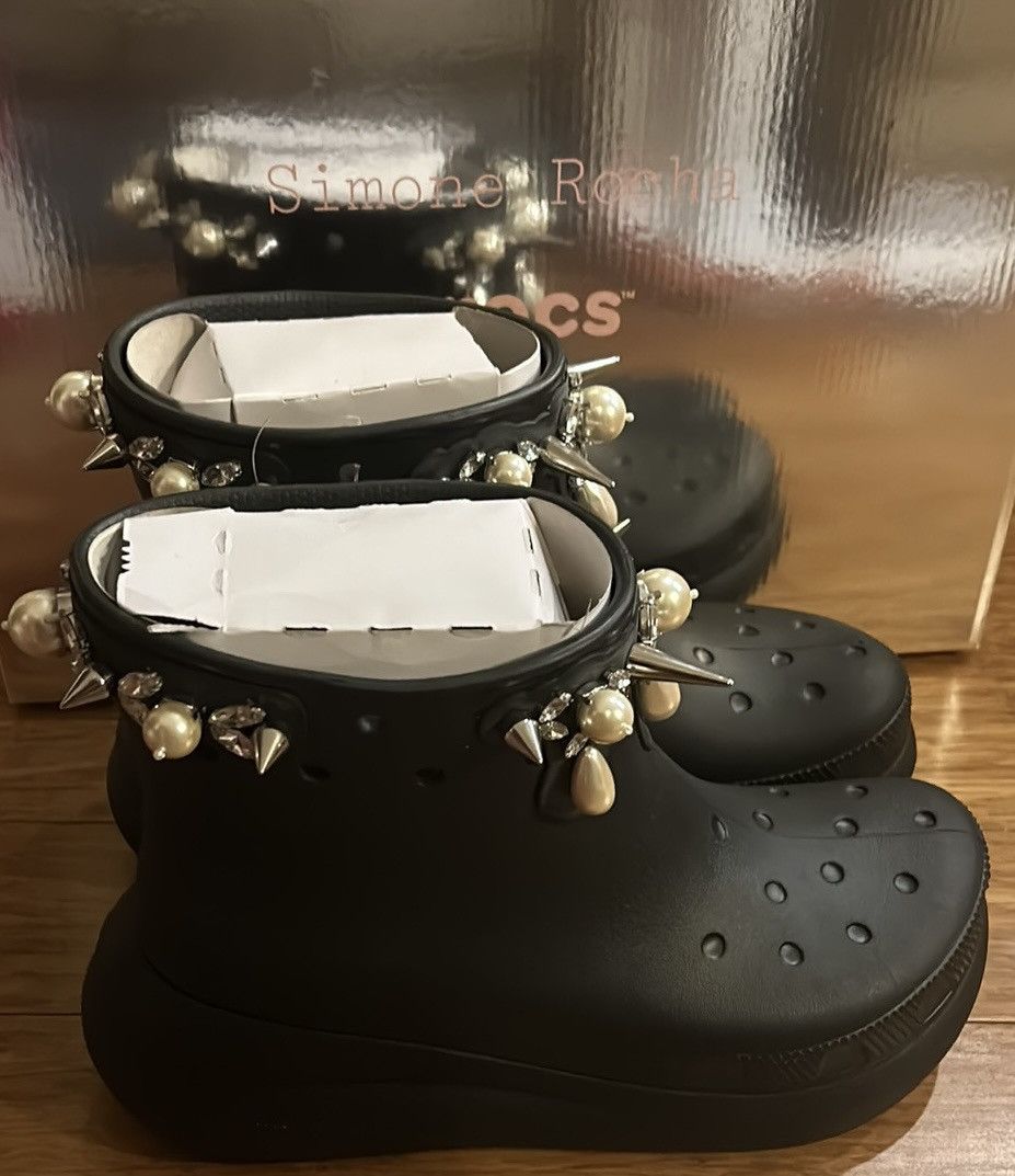 Crocs × Simone Rocha Simone Rocha Crocs Crush Boot Black Women size 10 Men size 8 Size US 10 / IT 40 - 3 Thumbnail