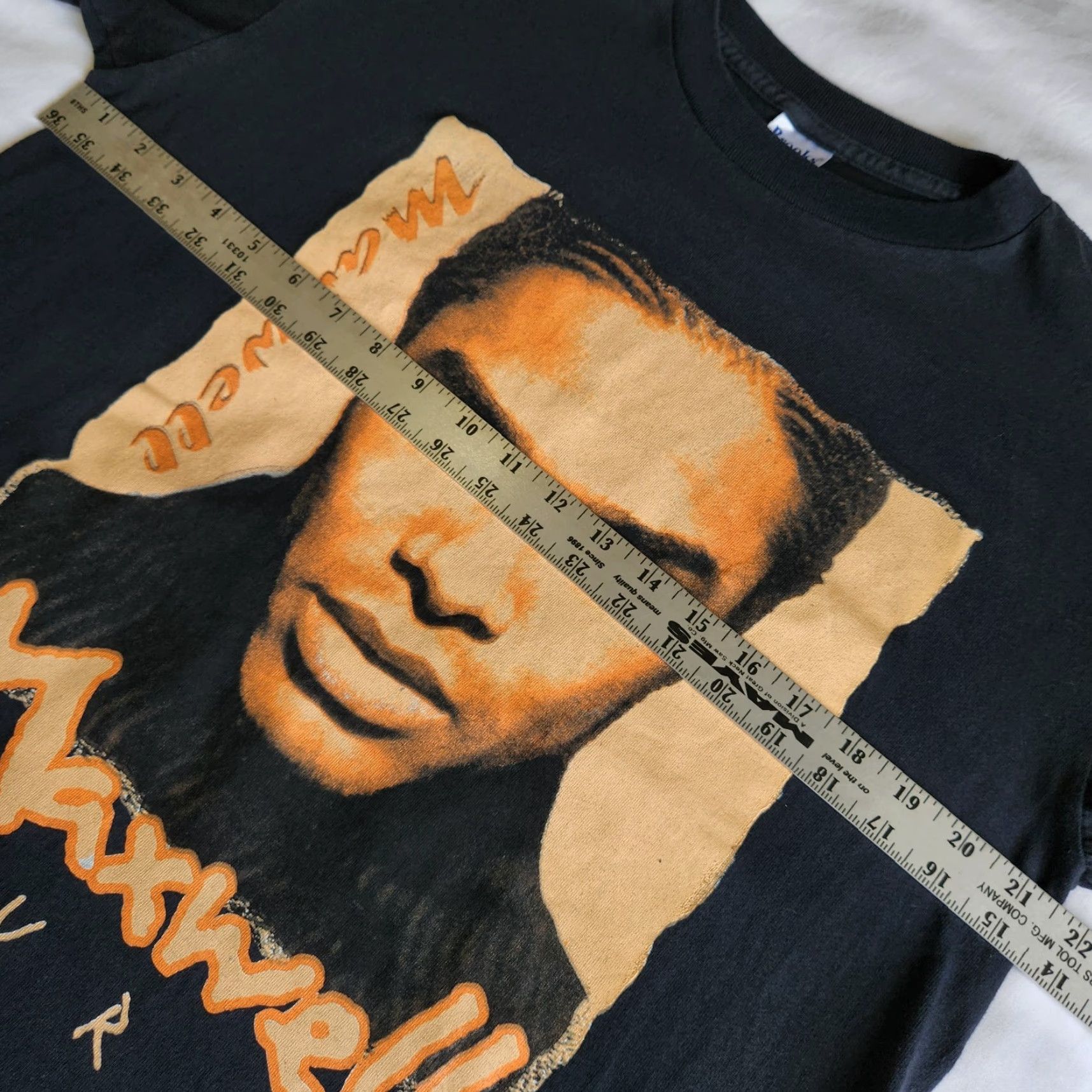 Brooks VINTAGE Maxwell Tour 99' Rare Music Concert Merch Black Lrg Graphic T-Shirt Tee Mens Shirt L 90s Music Hip Hop Graphic Double-Sided Size US L / EU 52-54 / 3 - 6 Thumbnail