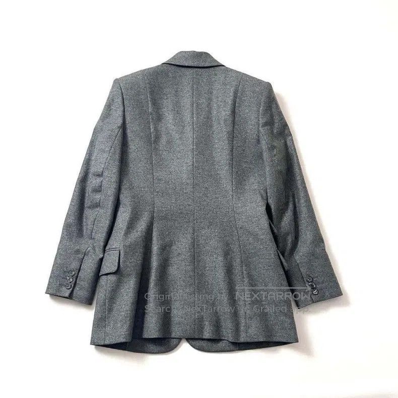 Hermes Hermes Gray Cashmere Blazer Jacket Size S / US 4 / IT 40 - 2 Thumbnail