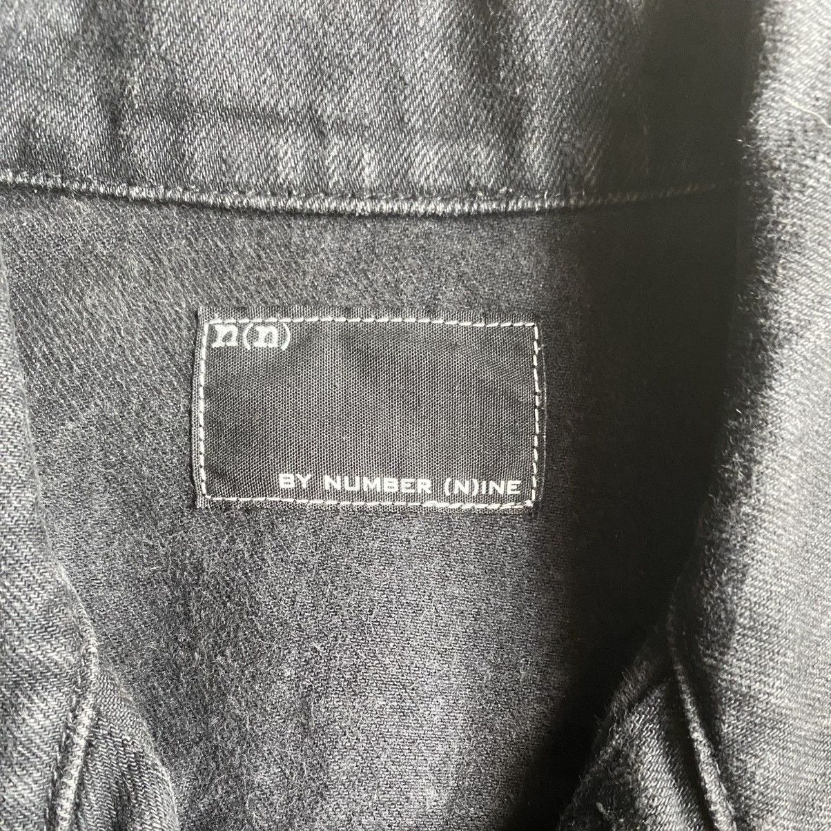 Number (N)ine N(N) Rivet Studded Denim Trucker Jacket Size US S / EU 44-46 / 1 - 8 Thumbnail