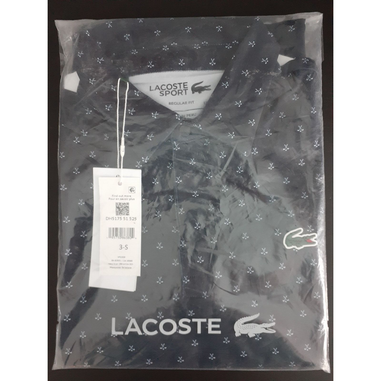 Lacoste Lacoste Men's Regular Fit Golf Performance Polo Shirt Navy S Size US S / EU 44-46 / 1 - 2 Thumbnail