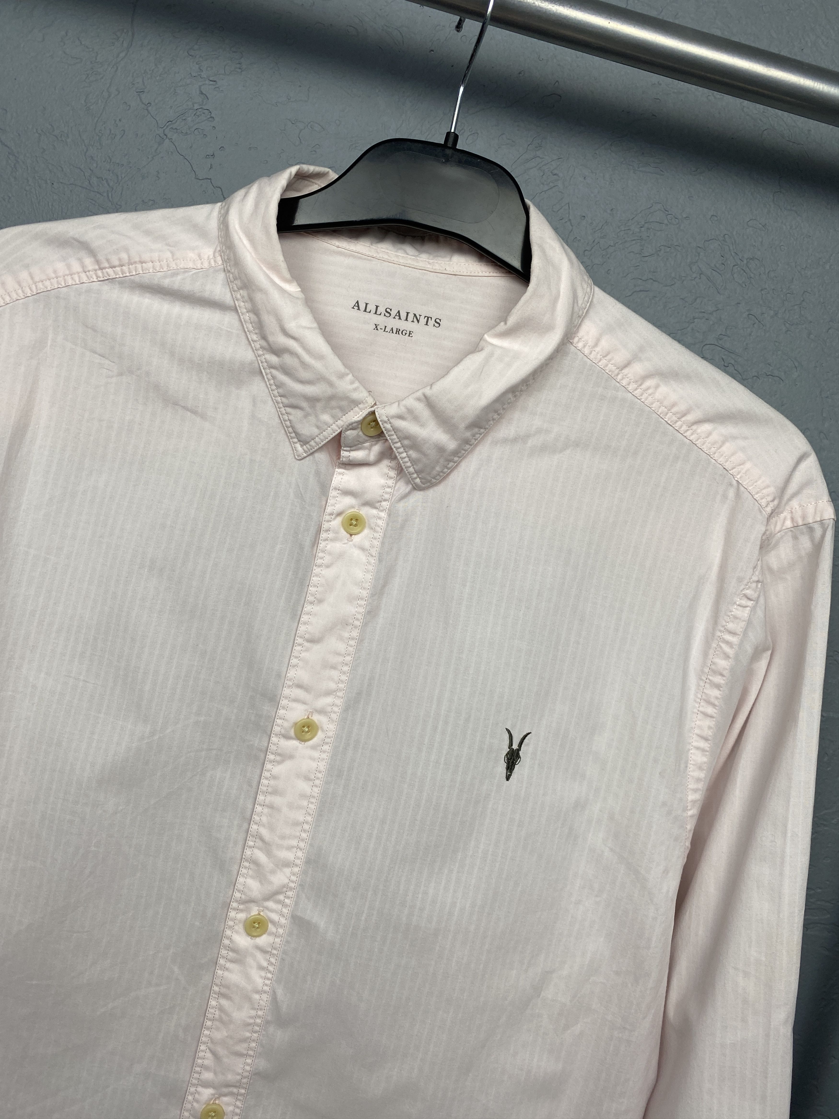 Allsaints Allsaints Vintage Mens Fuller Long Sleeve Shirt Size US XL / EU 56 / 4 - 2 Thumbnail