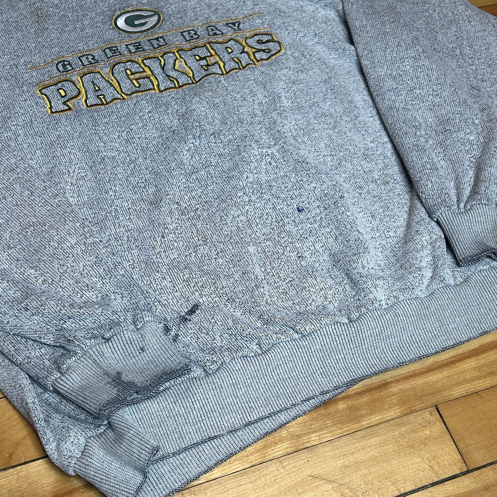 NFL Y2K Green Bay Packers Gray Crewneck XL Size US XL / EU 56 / 4 - 3 Thumbnail