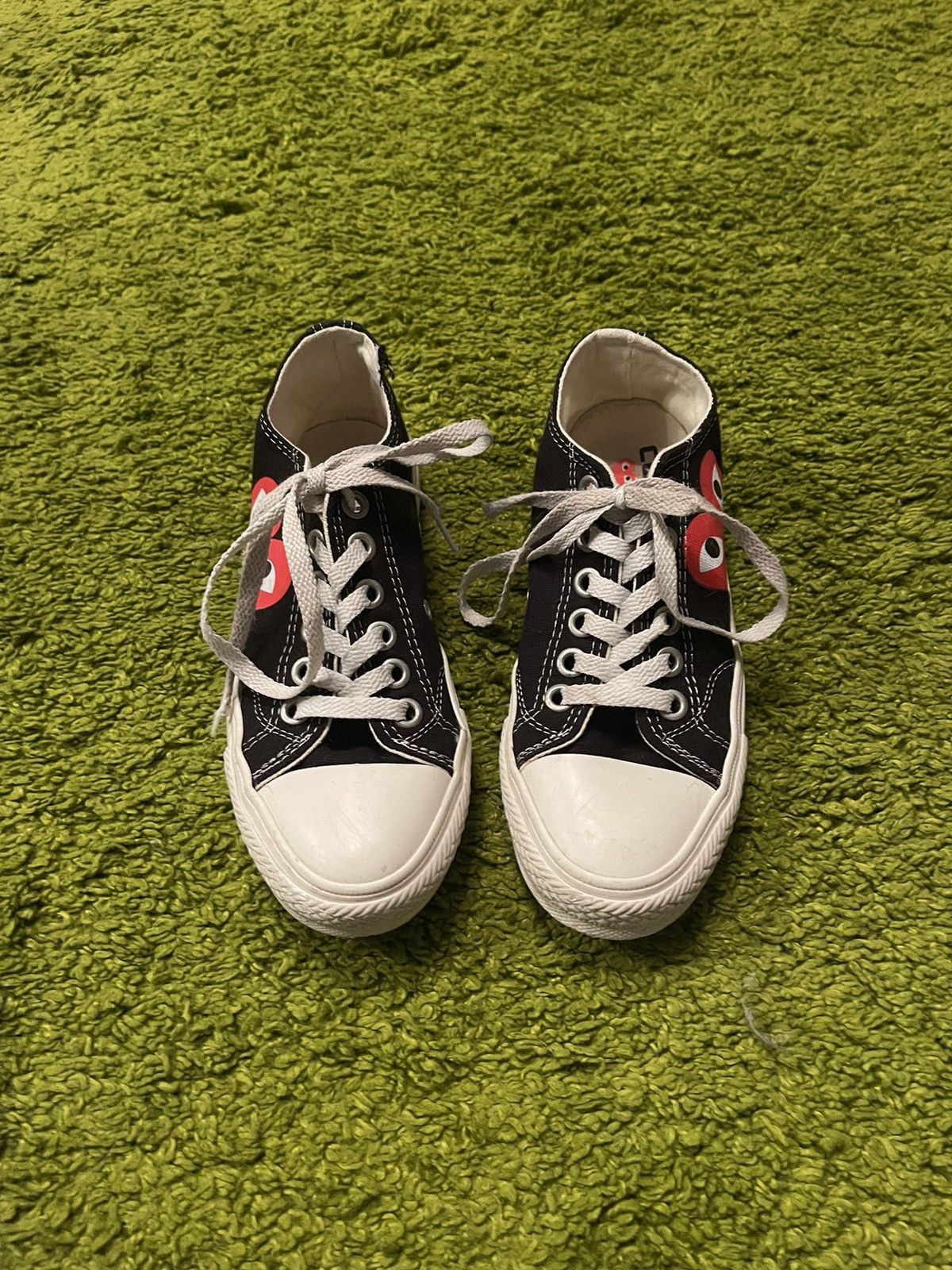 Comme des Garcons PLAY × Converse × Japanese Brand Converse x Comme Des Gacons CDG Play sneakers Size US 6.5 / IT 36.5 - 2 Thumbnail