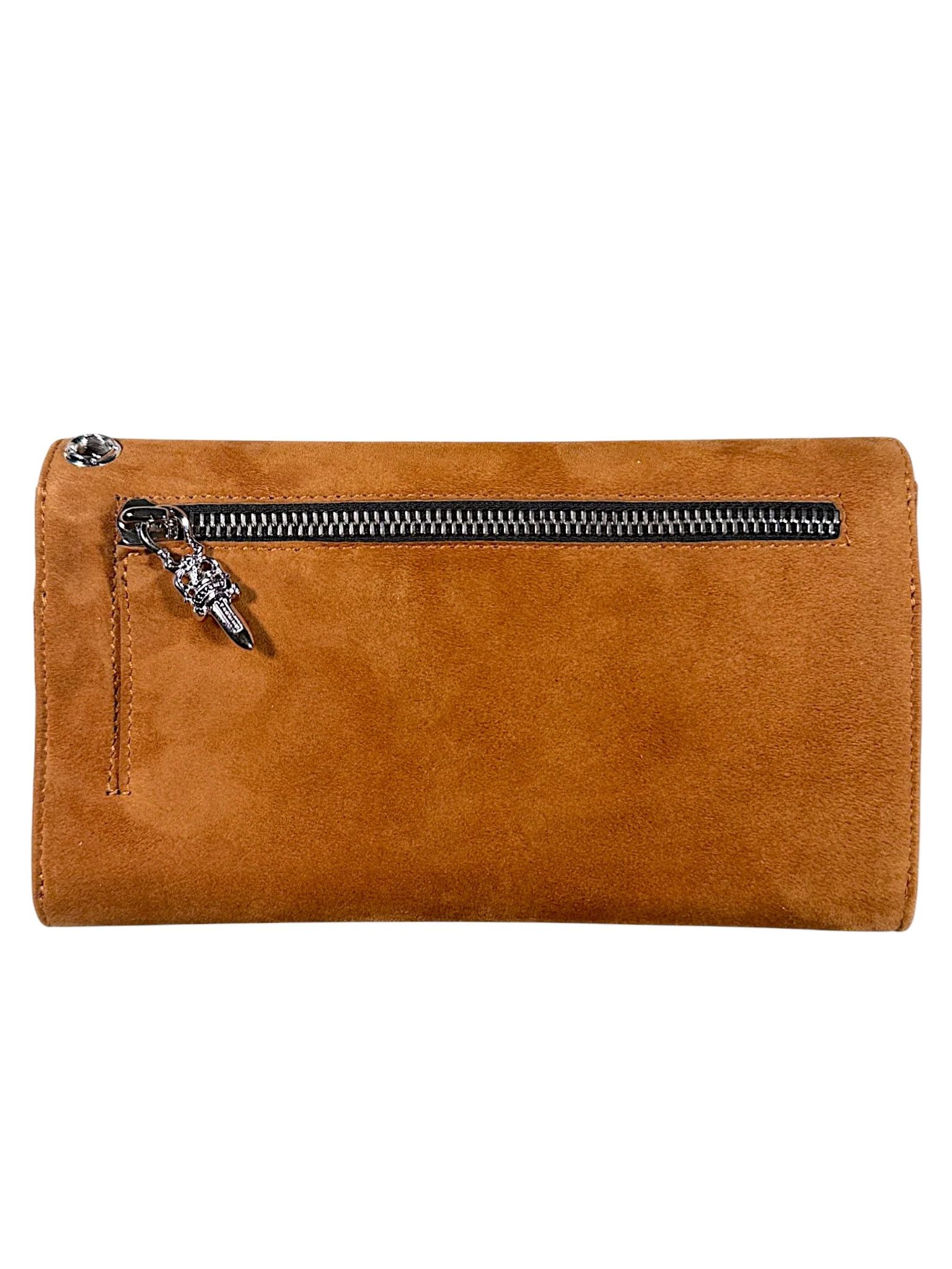 Chrome Hearts Suede Rhodium Wave Wallet Size ONE SIZE - 3 Thumbnail