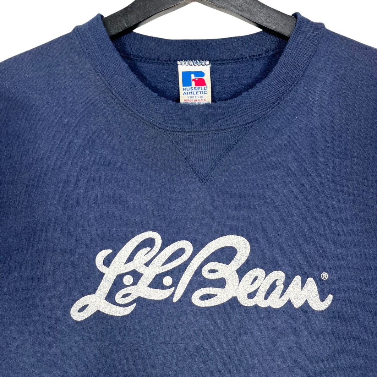 L.L. Bean × Vintage Vintage 90s LL Bean Spell Out Logo Sweatshirt Size US M / EU 48-50 / 2 - 2 Thumbnail