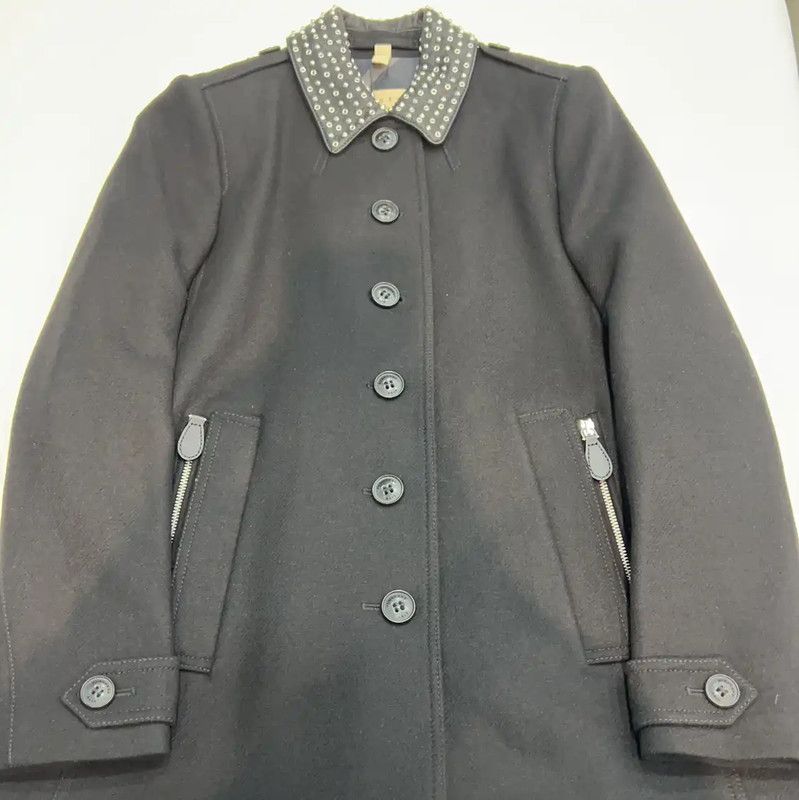 Burberry Burberry Black Wool Collar Coat for Women Size M / US 6-8 / IT 42-44 - 1 Thumbnail