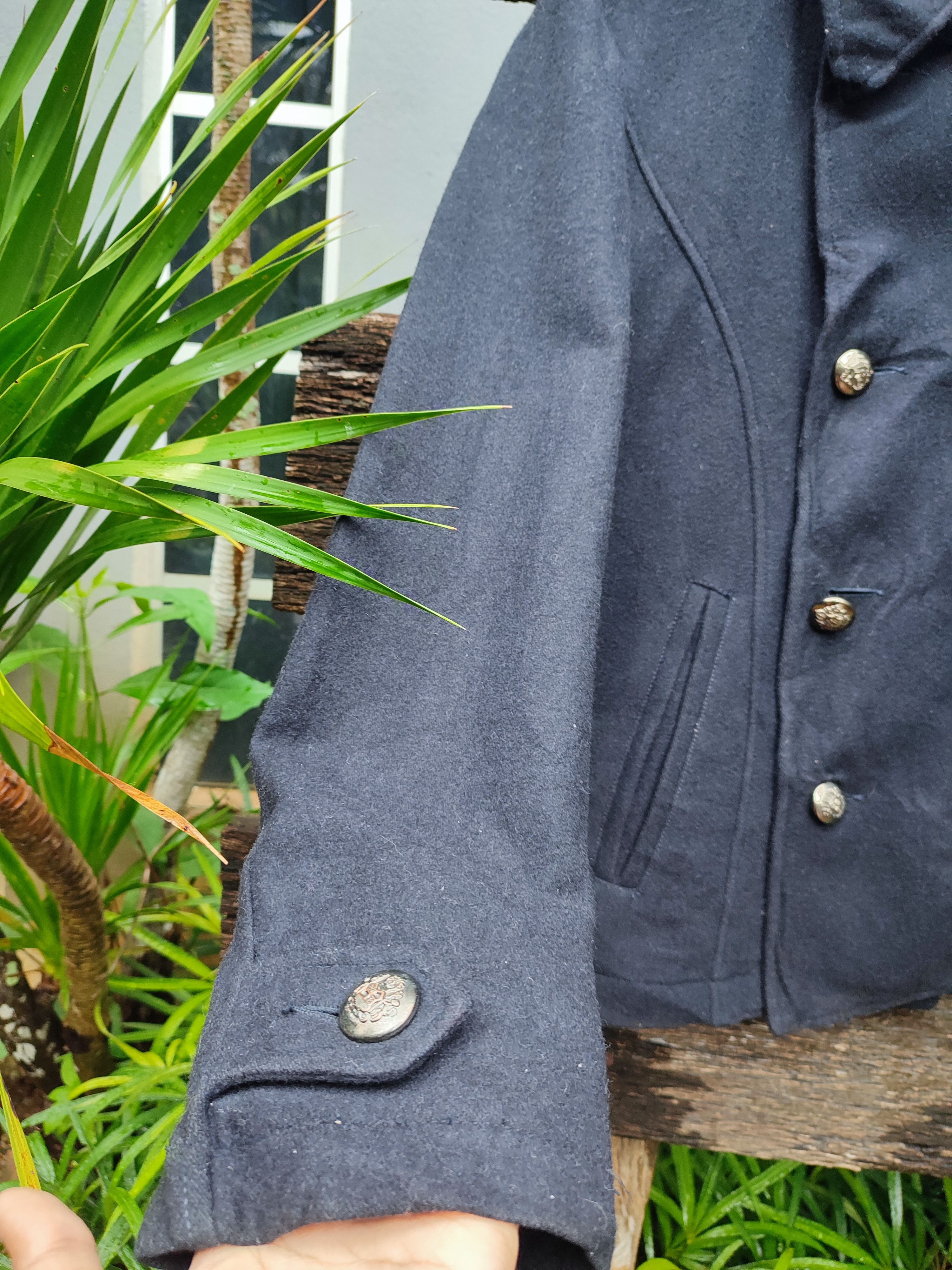 PPFM PPFM Wool Blend Military Peacoat – Vintage Style (Size M) Size US S / EU 44-46 / 1 - 7 Thumbnail