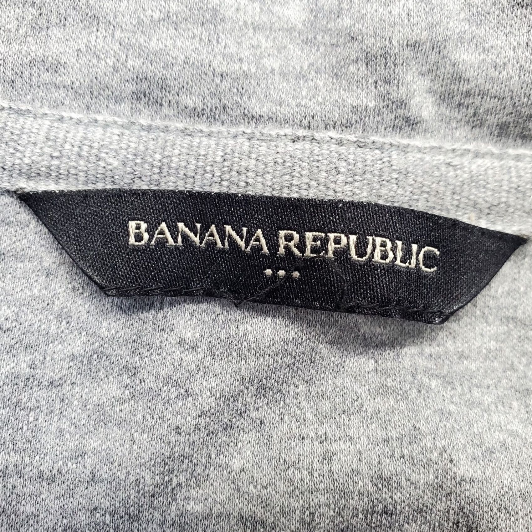 Banana Republic Banana Republic Mens XL Gray 1/4 Zip Pullover Shirt Casual Activewear Long Sleeve Breathable Size US XL / EU 56 / 4 - 6 Thumbnail