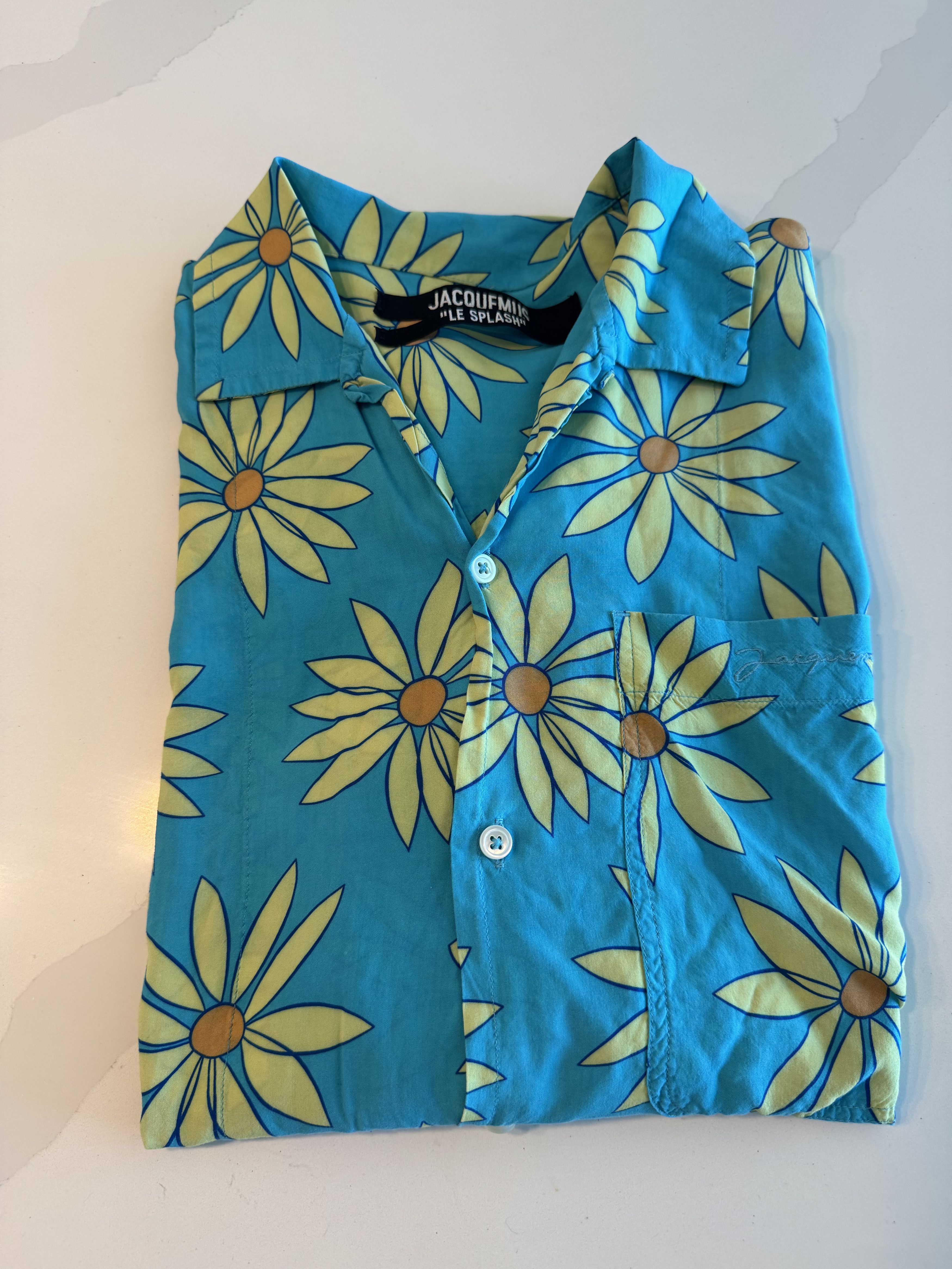 Jacquemus "Le Splash" Short Sleeve Button Up