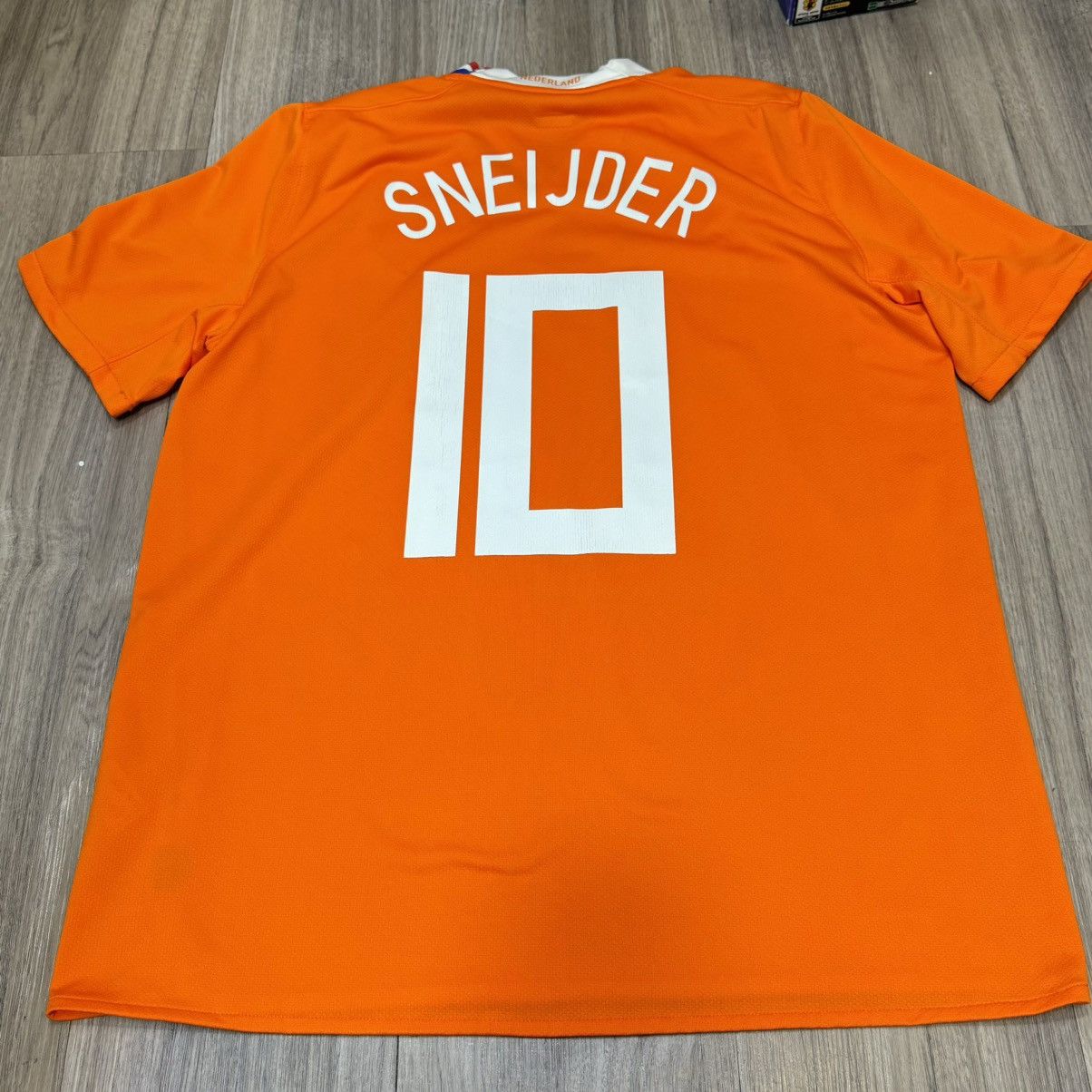 Nike Holland 08/09 home shirt #10 Sneijder Size US L / EU 52-54 / 3 - 2 Thumbnail