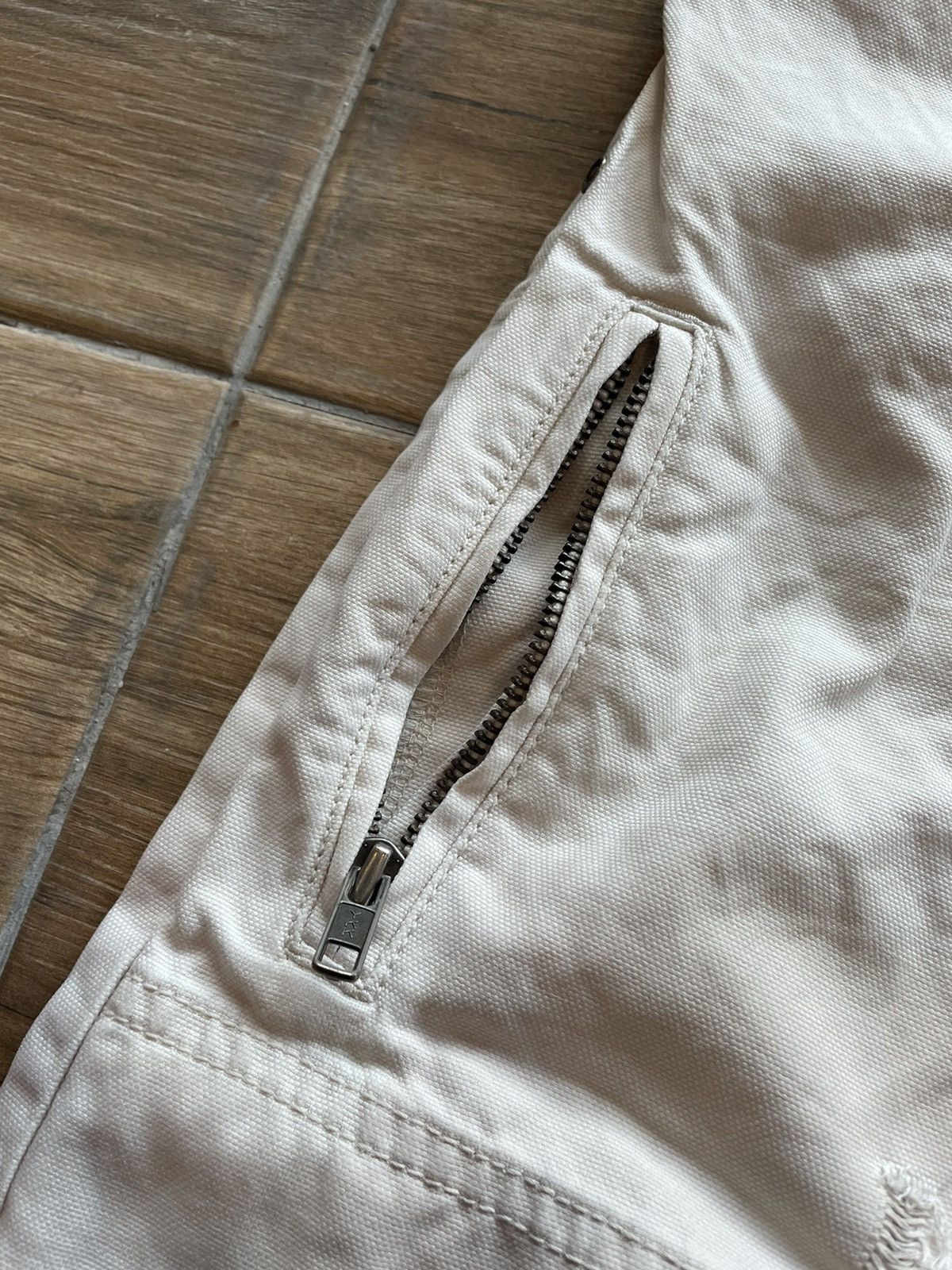 Diesel Diese OffWhite Reconstructed Pant Size US 31 - 13 Thumbnail