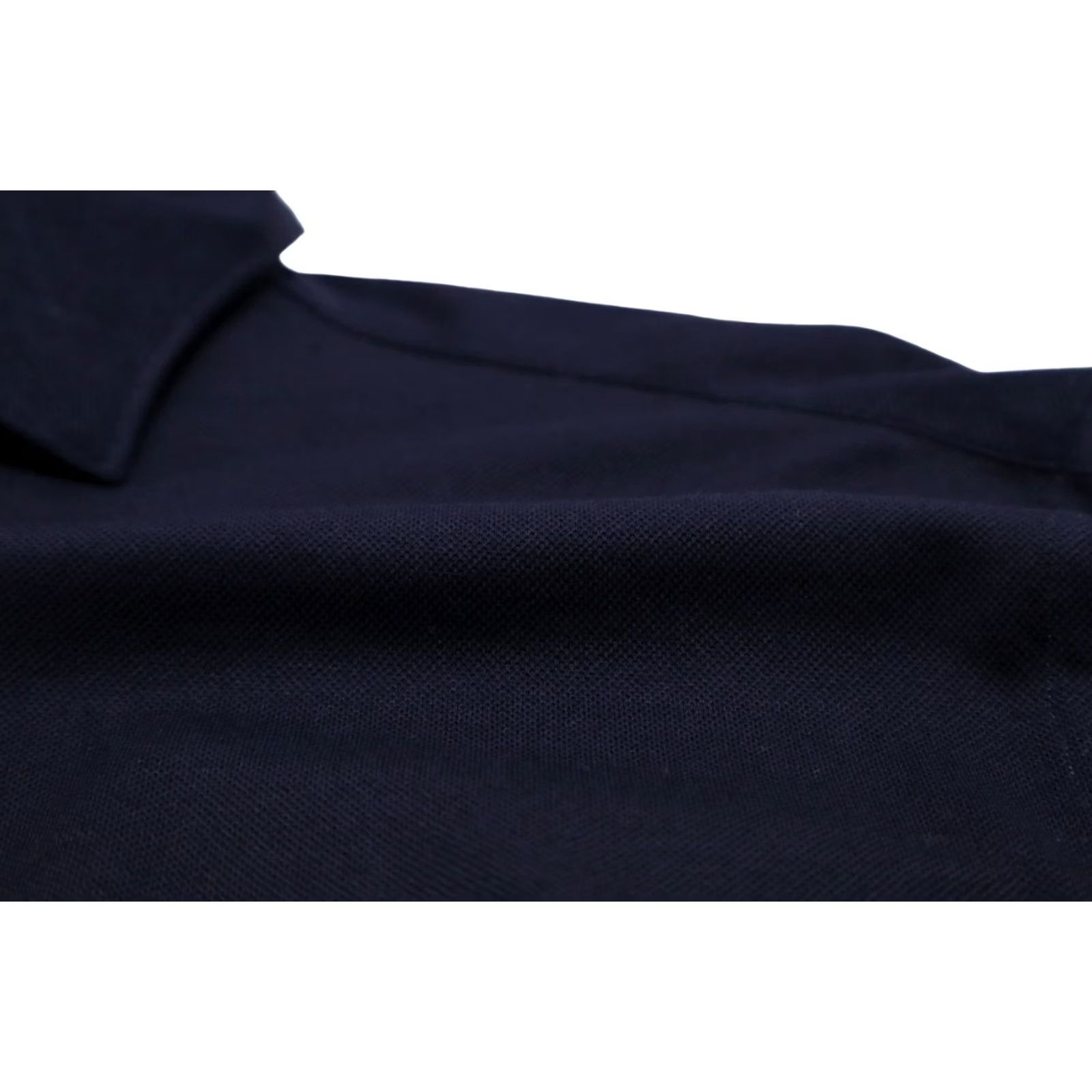 Suitsupply Suitsupply Slim Fit Formal Shirt Men's 2XL Cutaway Neck Button Up Navy Shirt Mens 2XL Navy Formal Button-Up Slim Fit Cotton Col Size 48R - 6 Thumbnail